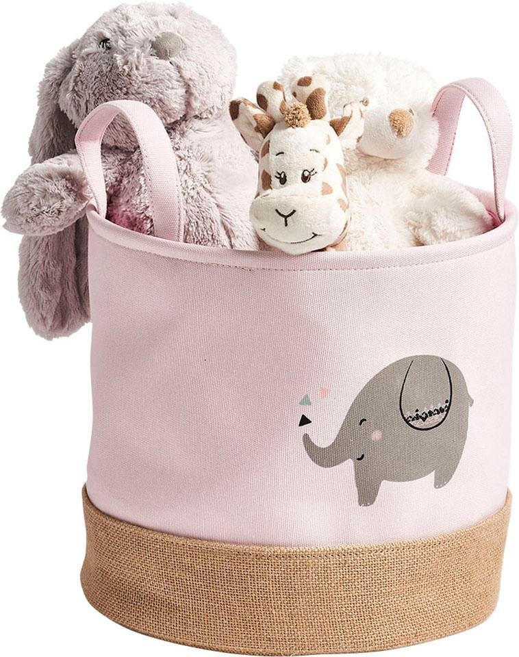 Zeller Present Panier de rangement »Elefant« Motif animal éléphant mignon