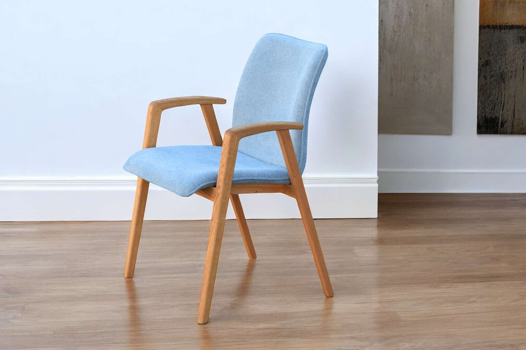 Home affaire Armlehnstuhl »Loreen Esszimmerstuhl, Polsterstuhl, Designstuhl« (Set) 2 Stk.mit Massivgestell, hochwertig gearbeitet, Armlehnen, stilvoll, bequem