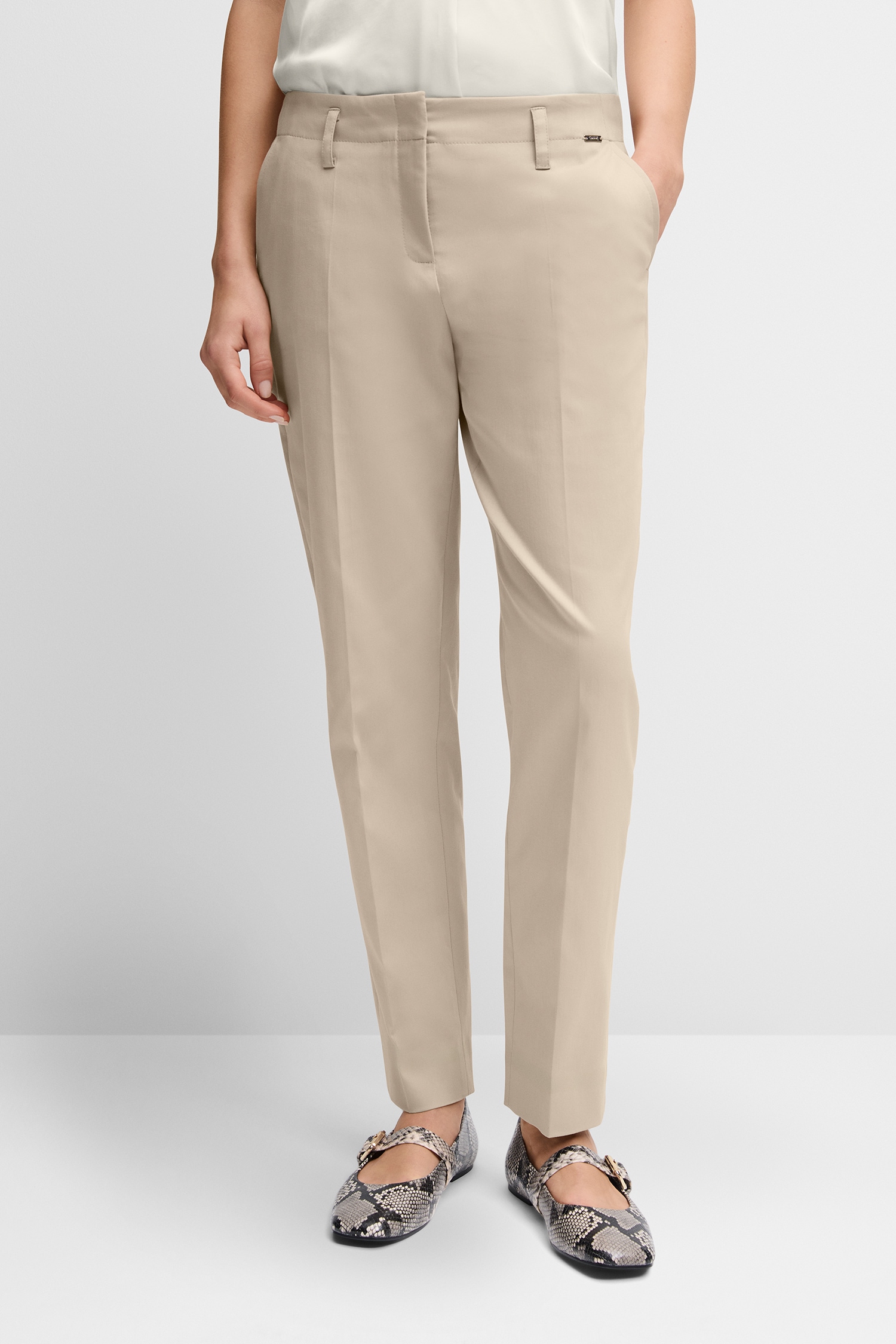 Cinque Pantalon de costume »CIHAMELIN«  Tapered Fit, fliessender Stoff, cleane Silhouette