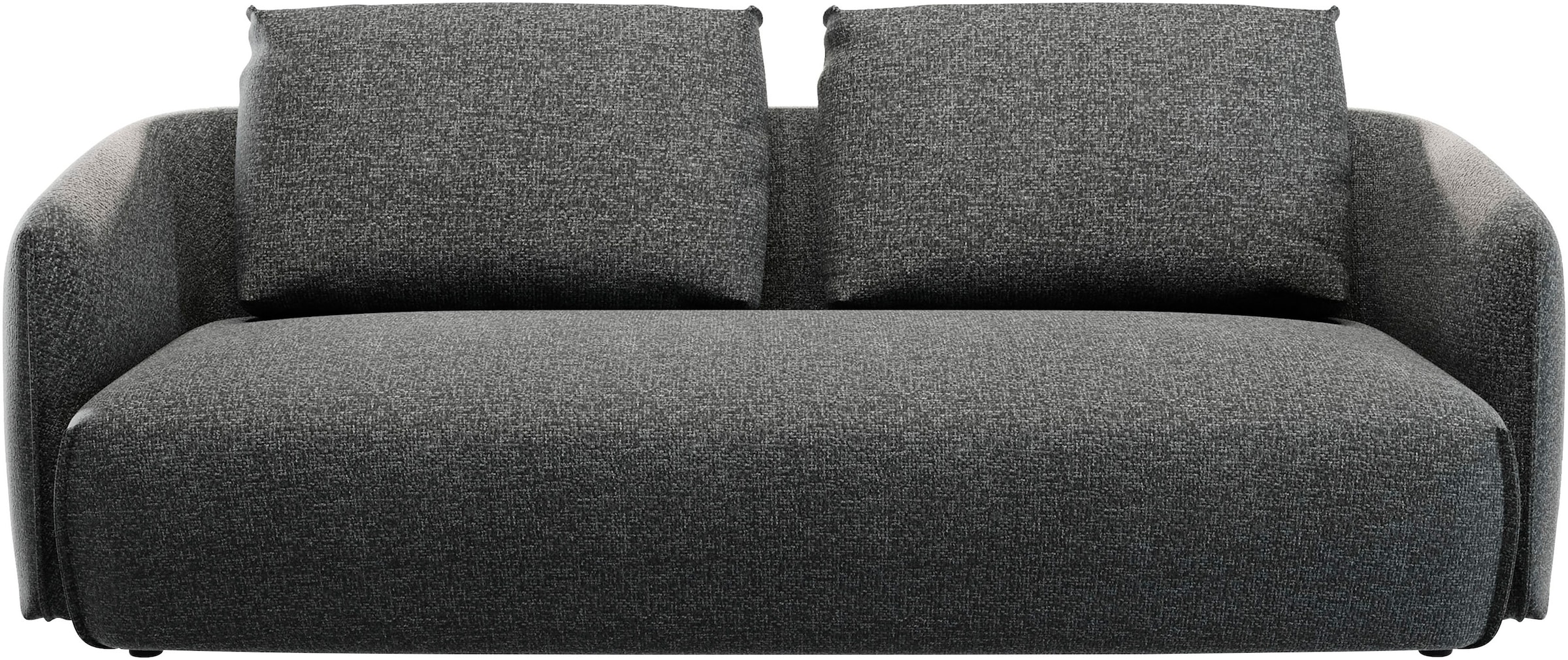TRENDMANUFAKTUR 3-places »Shawn Designsofa, elegant geschwungen Armlehnen, bequem« forme organique, avec revêtement de qualité