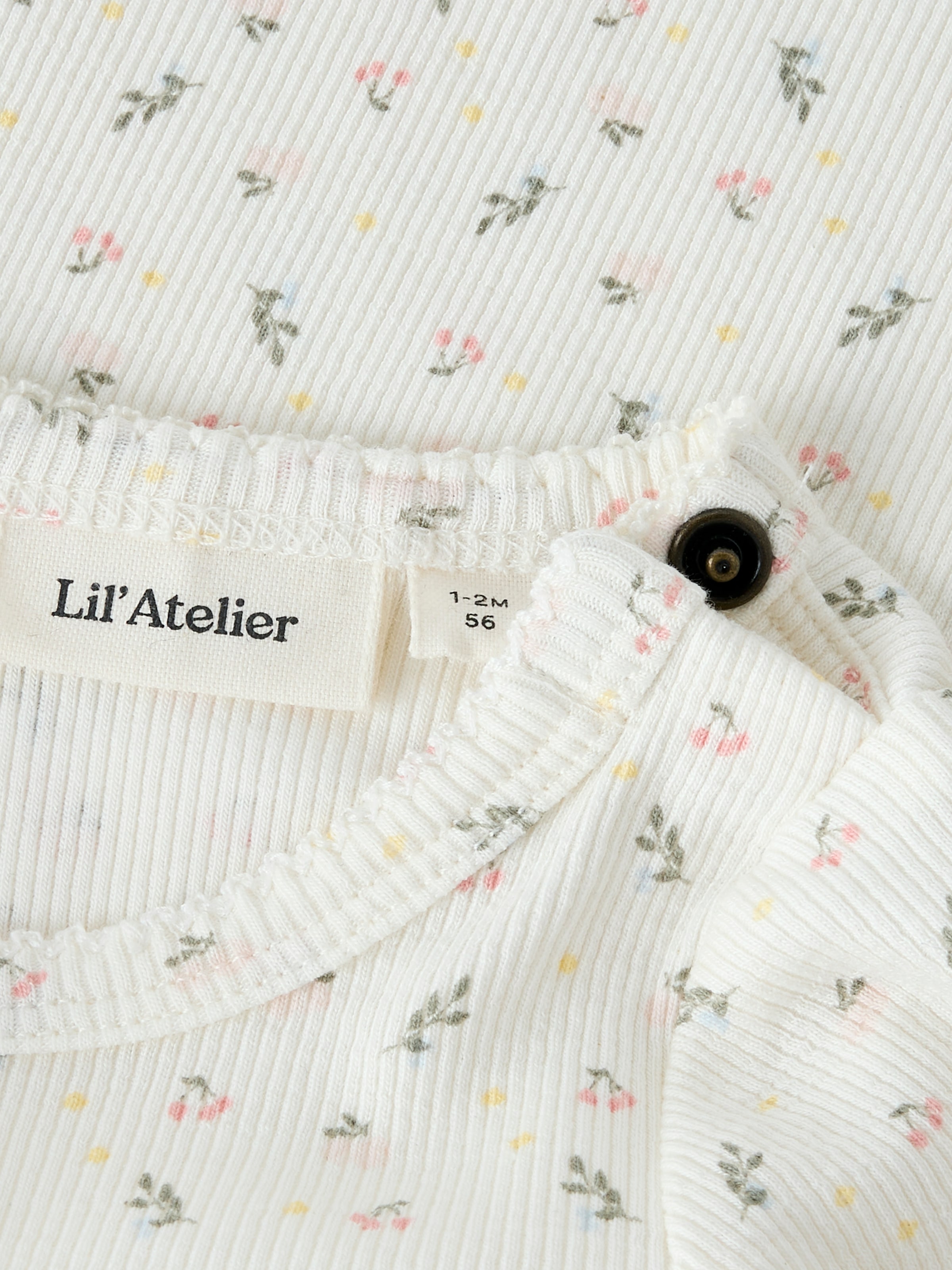 Lil' Atelier Langarmbody »NBFGAGO LS SLIM BODY LIL NOOS« Baumwollmischung
