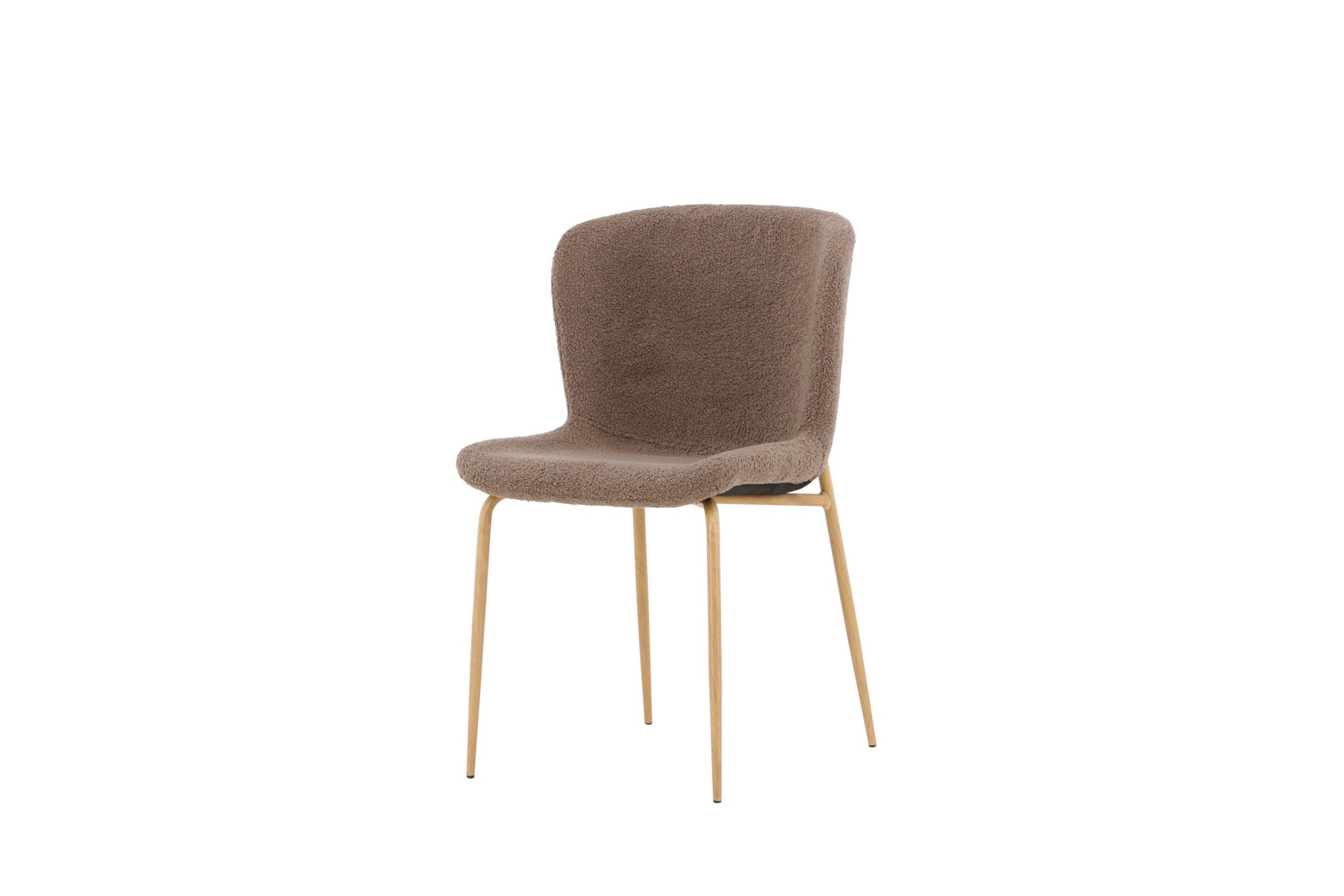 Venture Home Chaise de salle à manger »Modesto, 2er-Set Esszimmerstühle Teddy mit Stahlbeinen« () 2 cuischaise rembourrée, revêtement en tissu, pieds en acier, chaude, accueillante, douce
