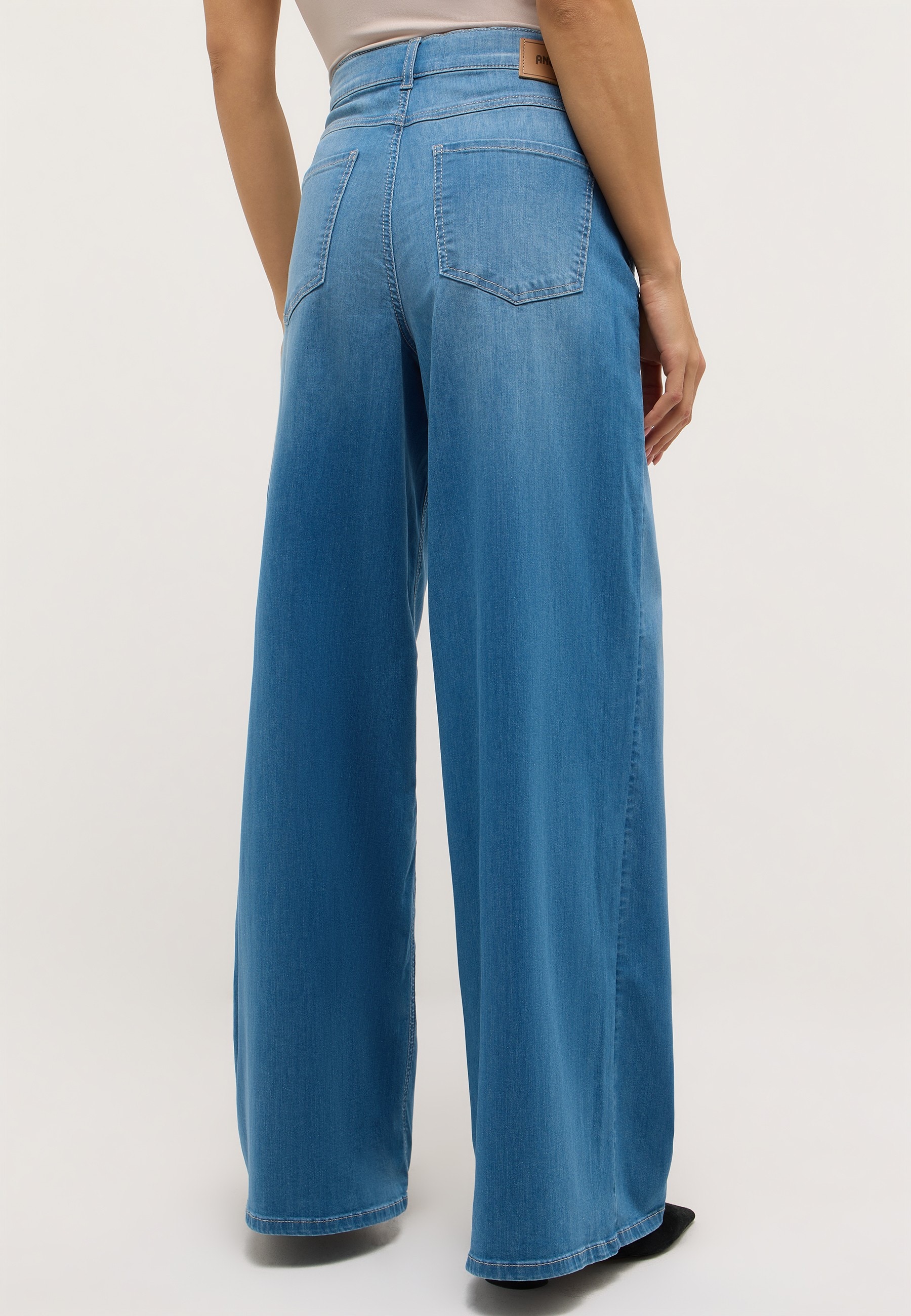 ANGELS 5-Pocket-Jeans »LIVA« mit weitem Bein