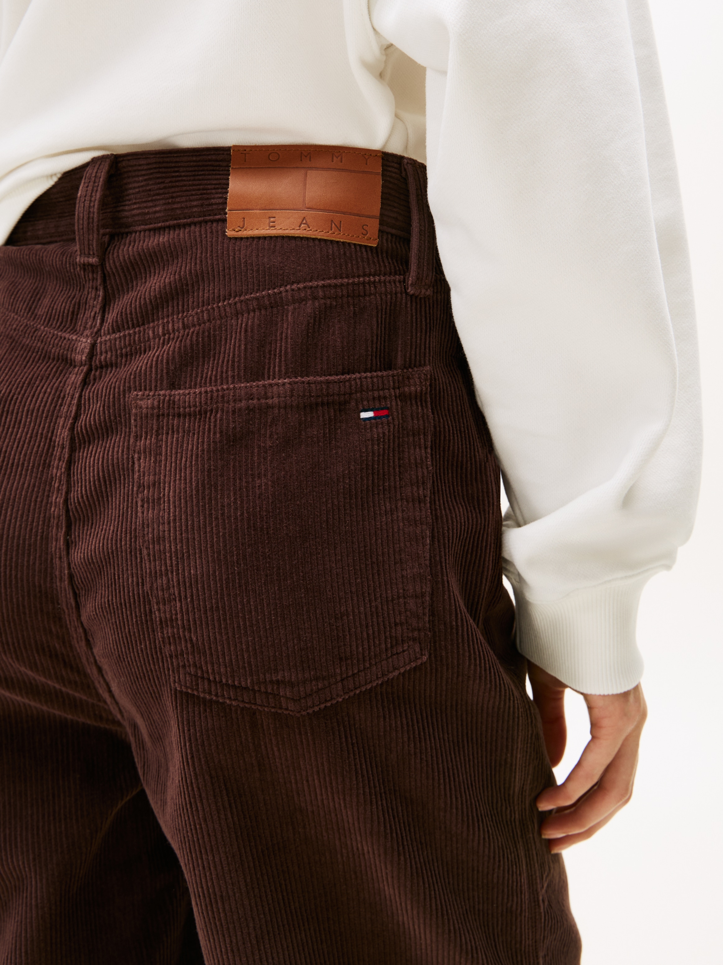 Tommy Jeans Pantalon en velours côtelé »TJW CLAIRE HR WIDE CORD«