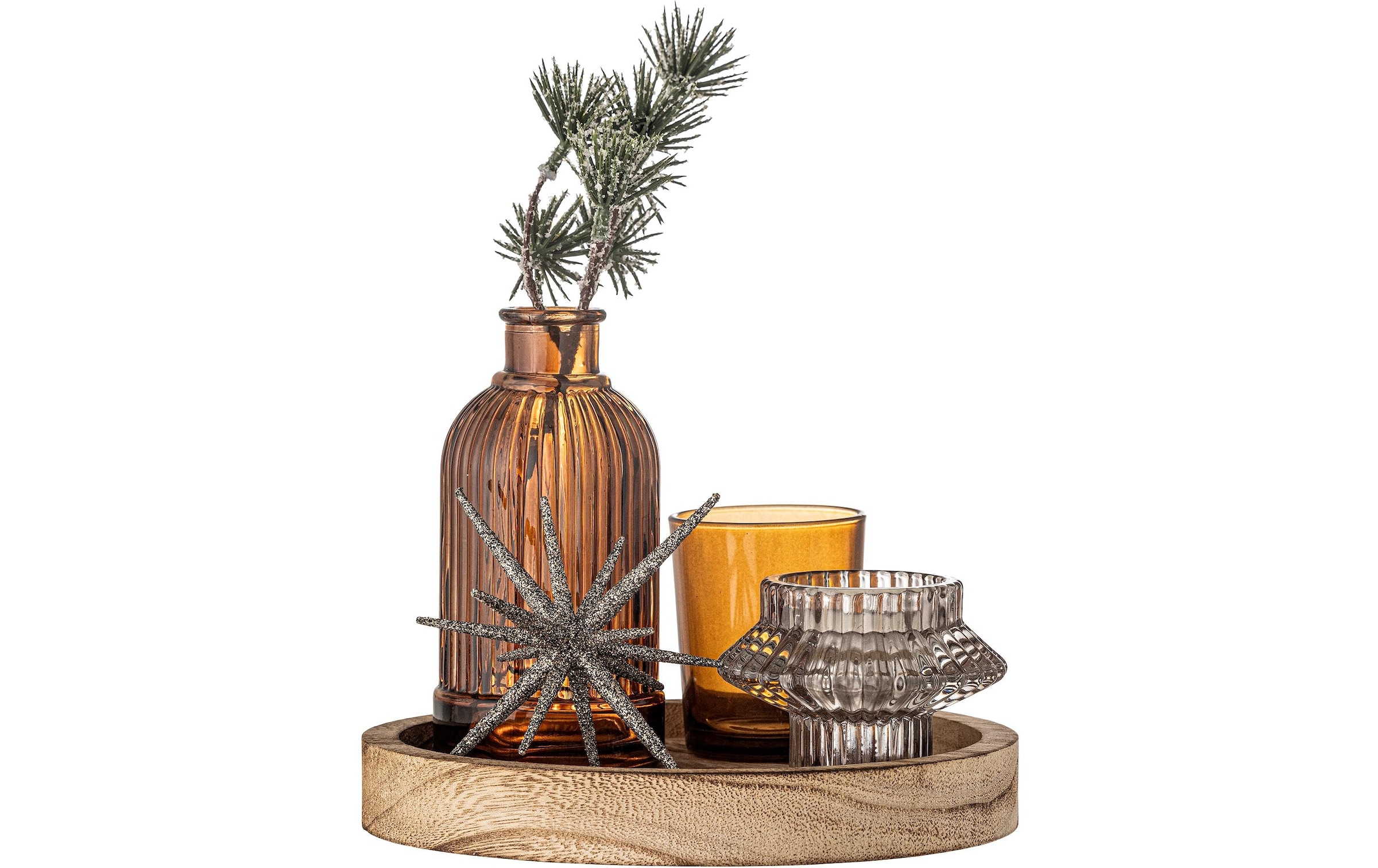Bloomingville Plateau »Bloomingville Weihnachtsdeko Sanga 6-teilig«