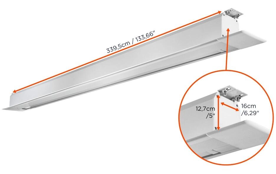 Celexon Écran de projection encastré au plafond »Motor Professional Plus 300x169cm«