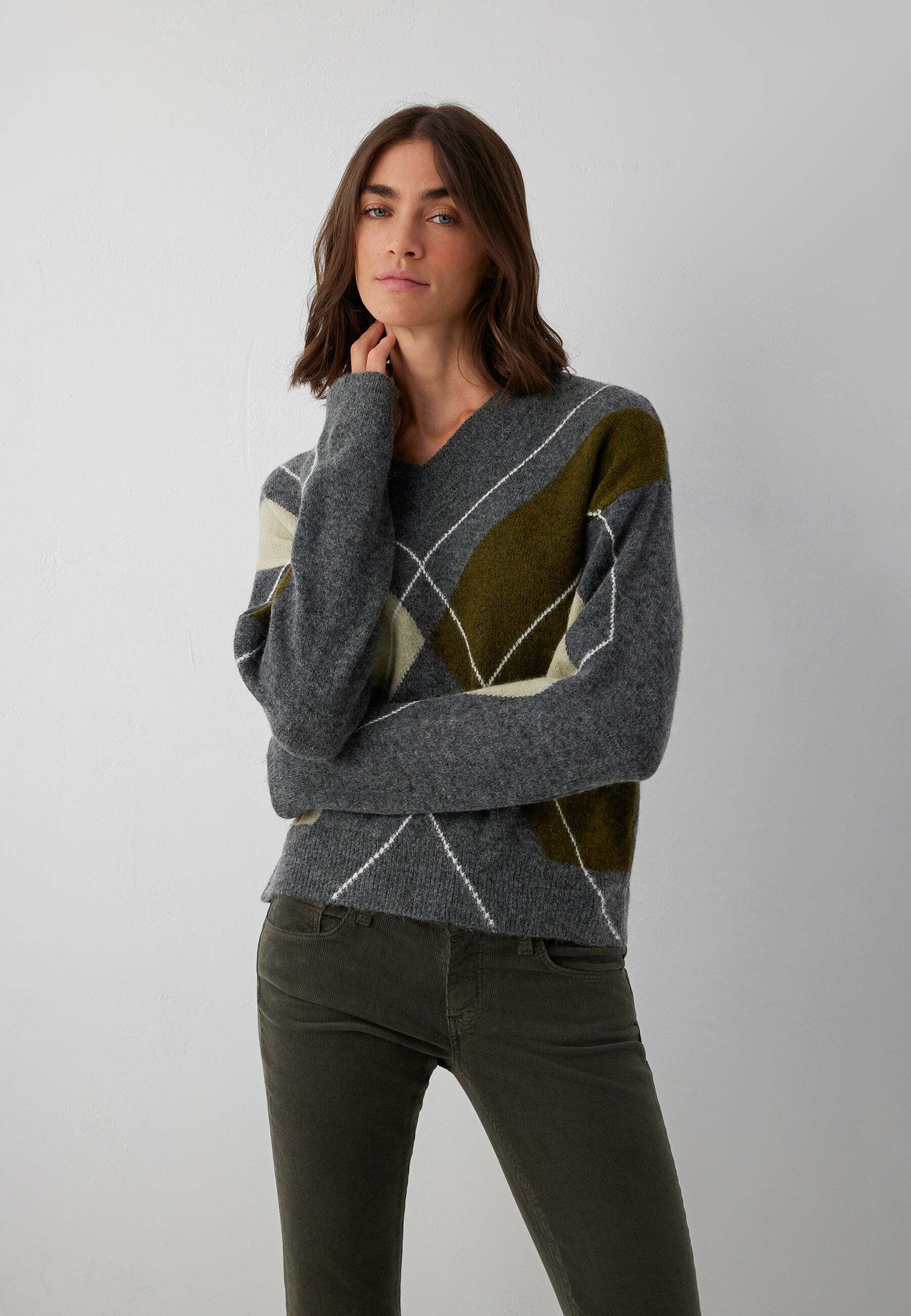 Mavi Pull en tricot »Mavi Pullover V-Neck«