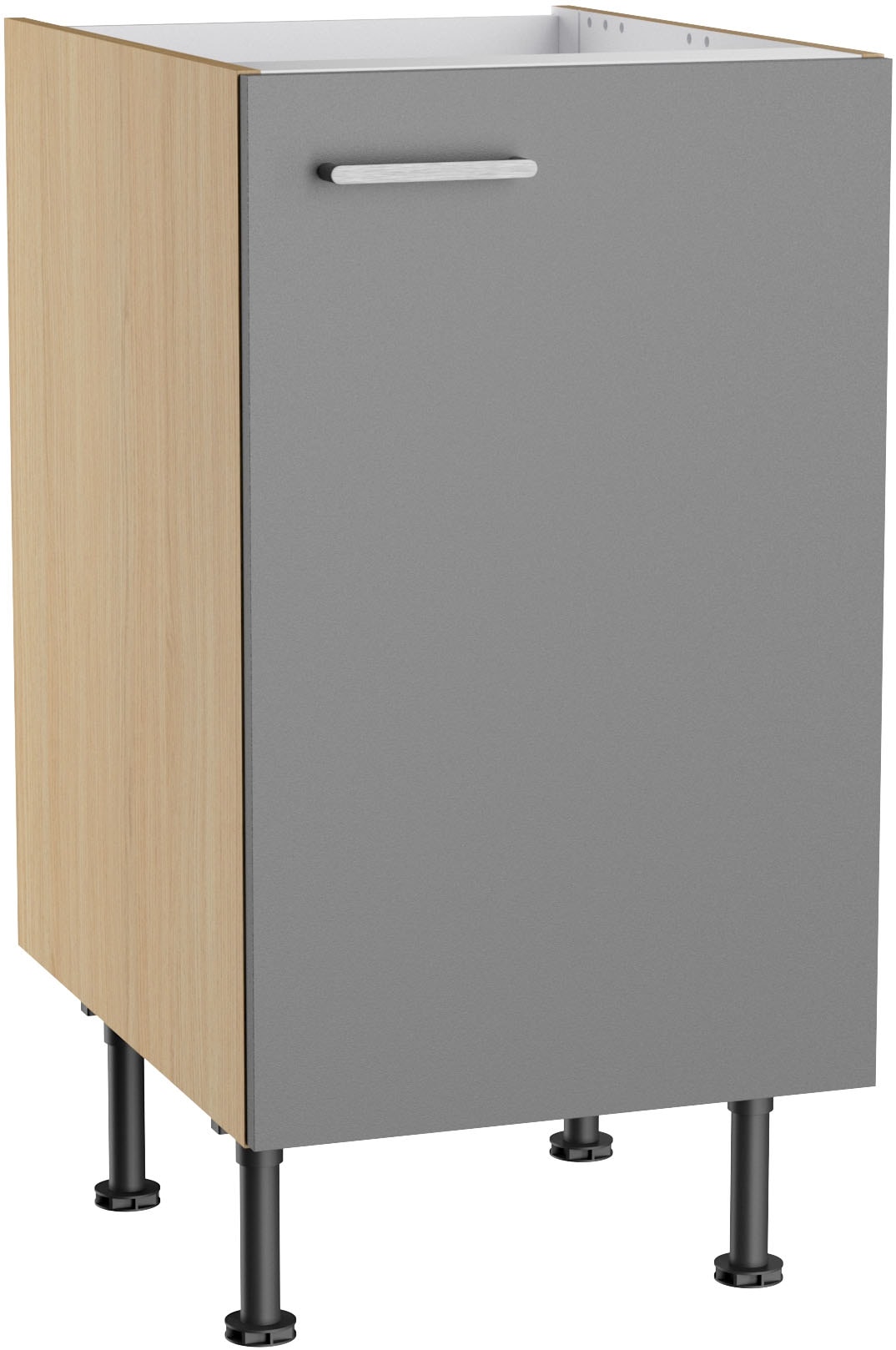KOCHSTATION Meuble évier »KS-Lucy« Largeur 45 cm, avec 1 porte, pieds réglables en hauteur, Soft-Close