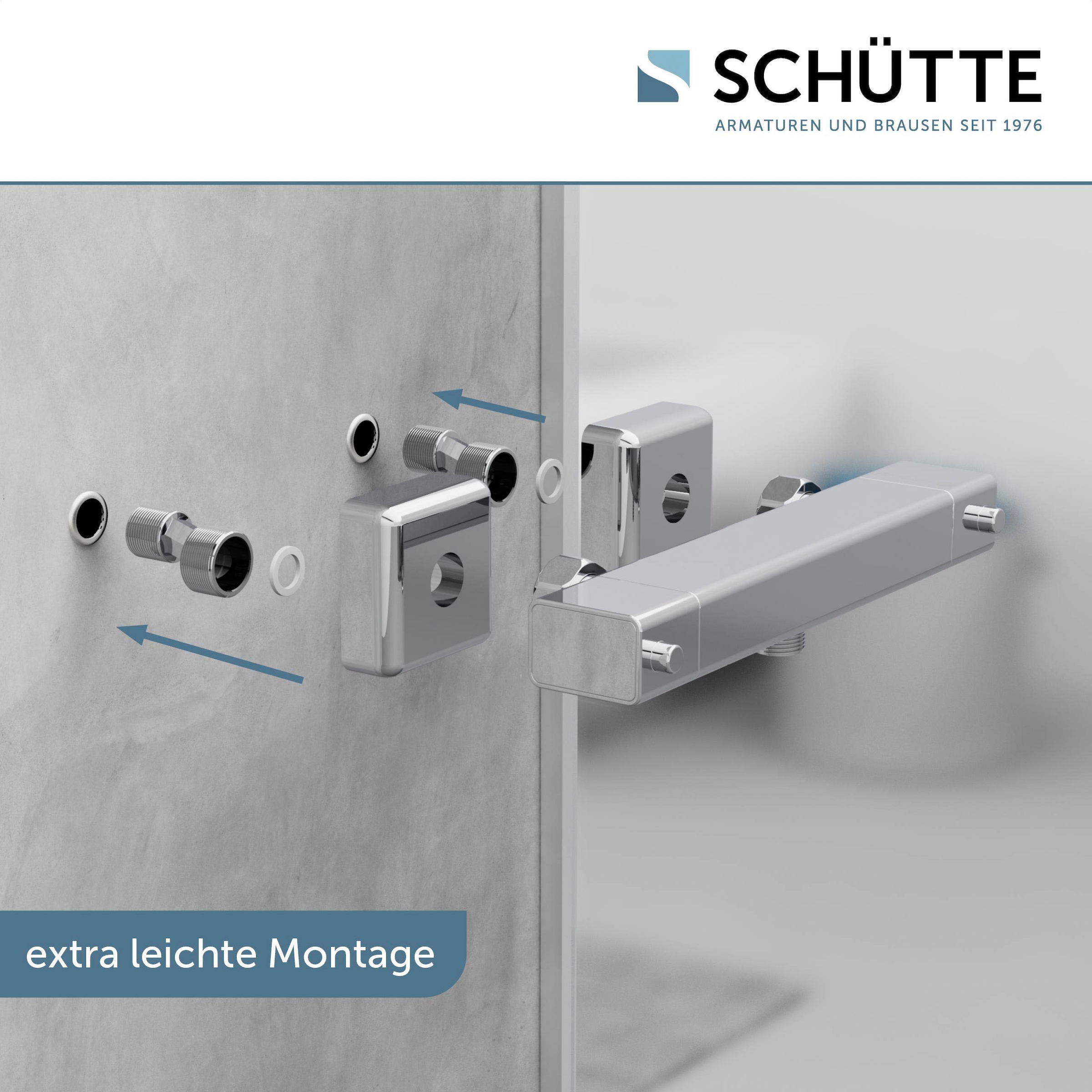 Schütte Duscharmatur »Signo« mit Thermostat, Mischbatterie Dusche, Duschthermostat in Chrom