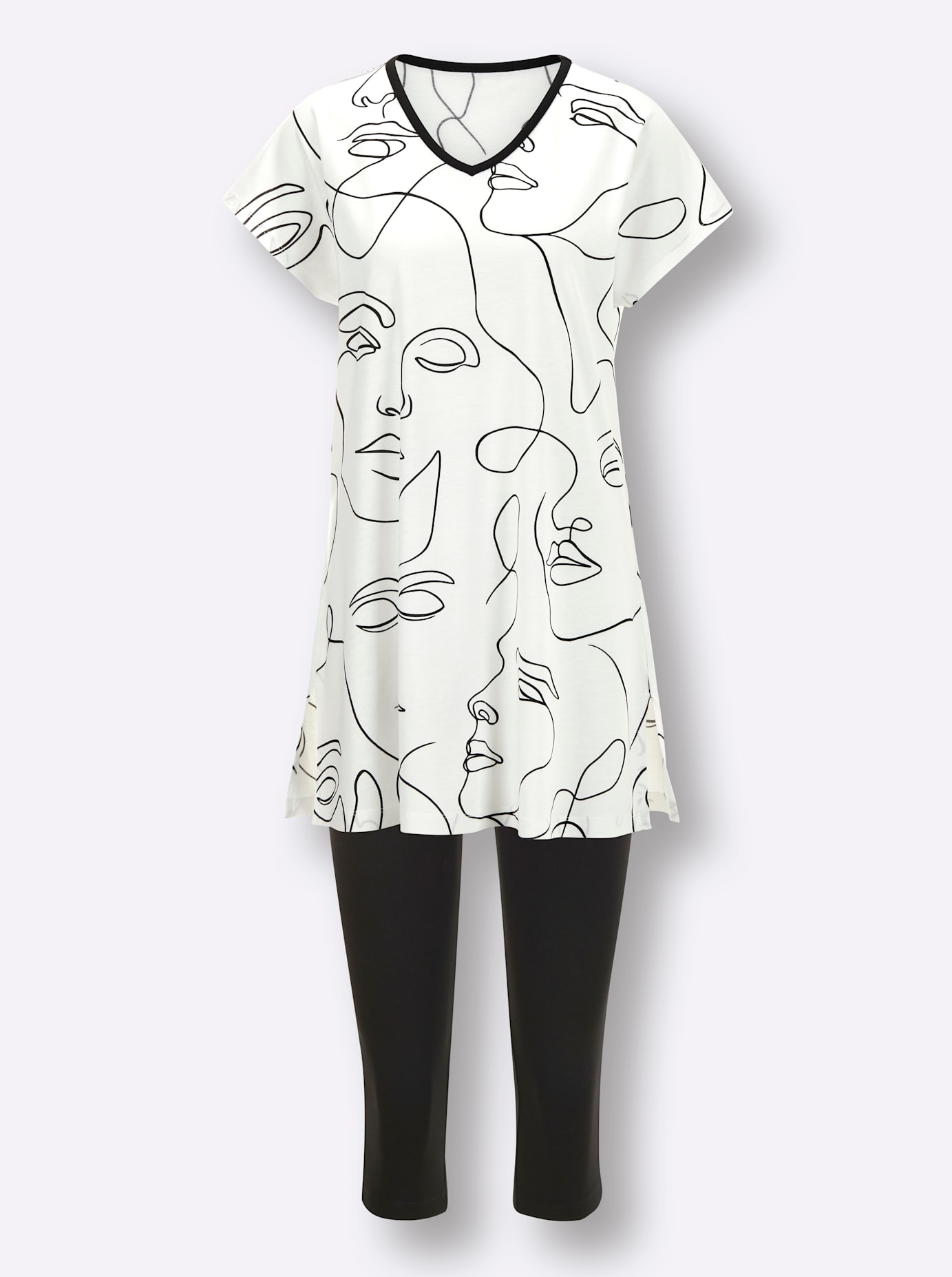 wäschepur Capri-Pyjama