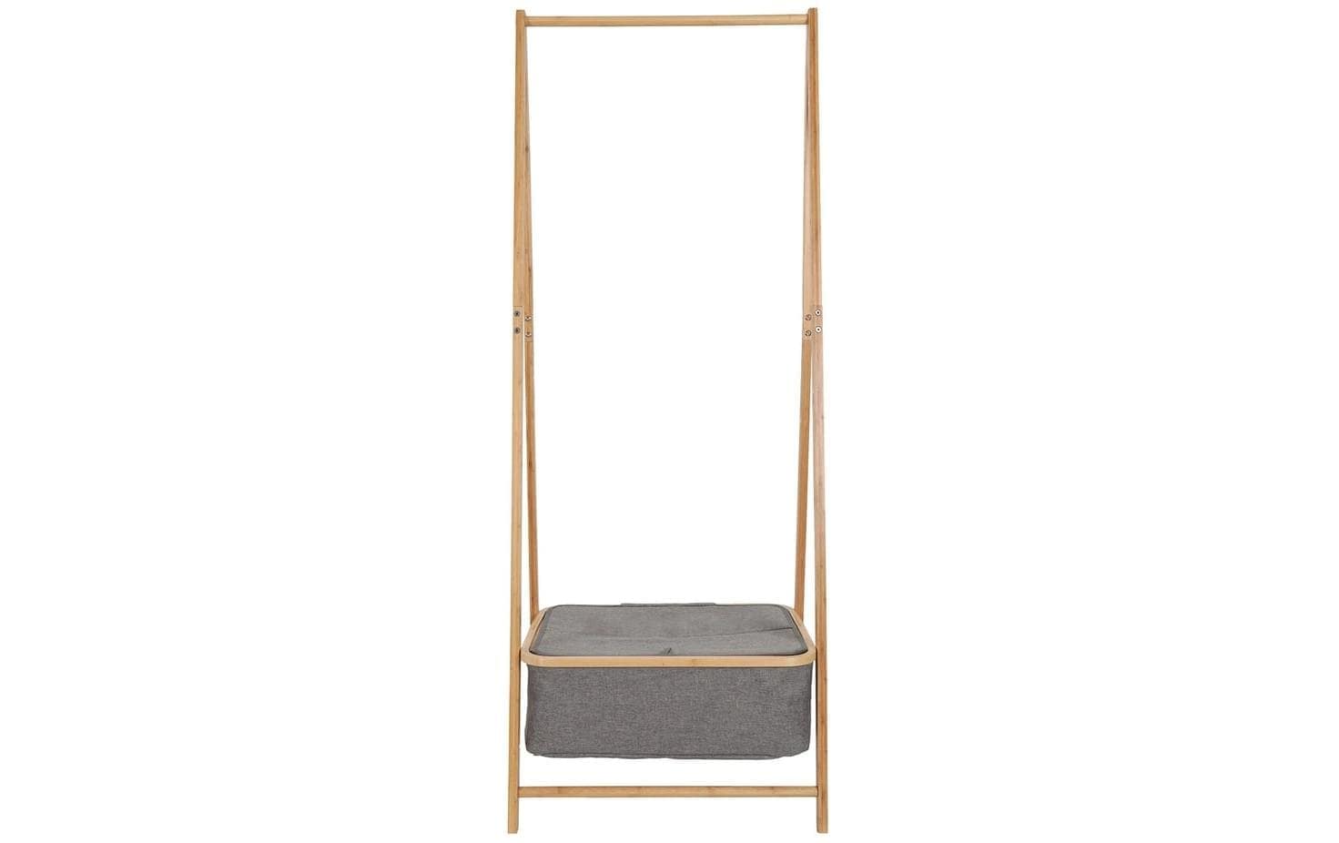 Lumaland Porte-manteau »aus Bambus 159 x 60 x 45 cm« Garderobenständer aus Bambus mit Box