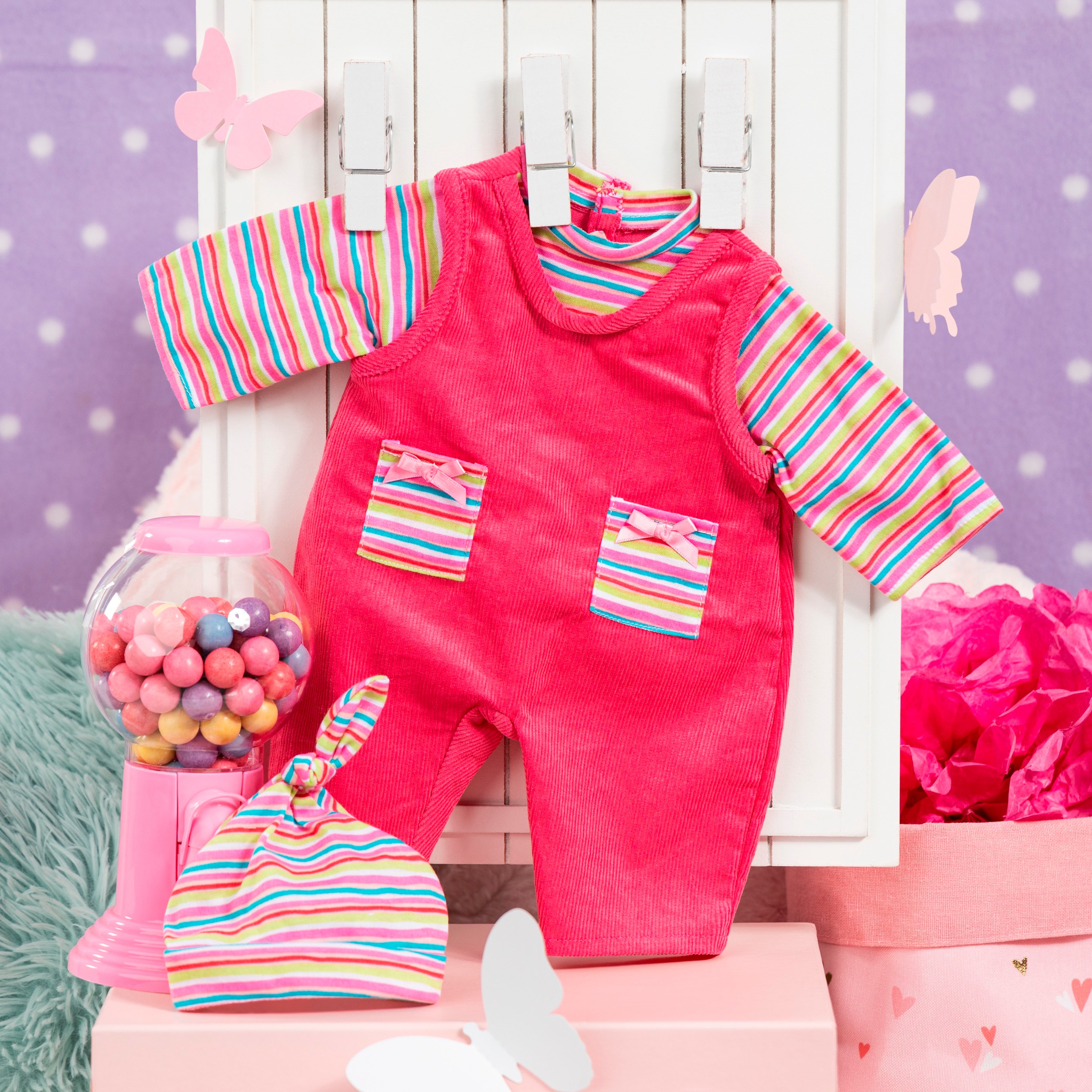 Bayer Puppenkleidung »Legging/Latzhose«