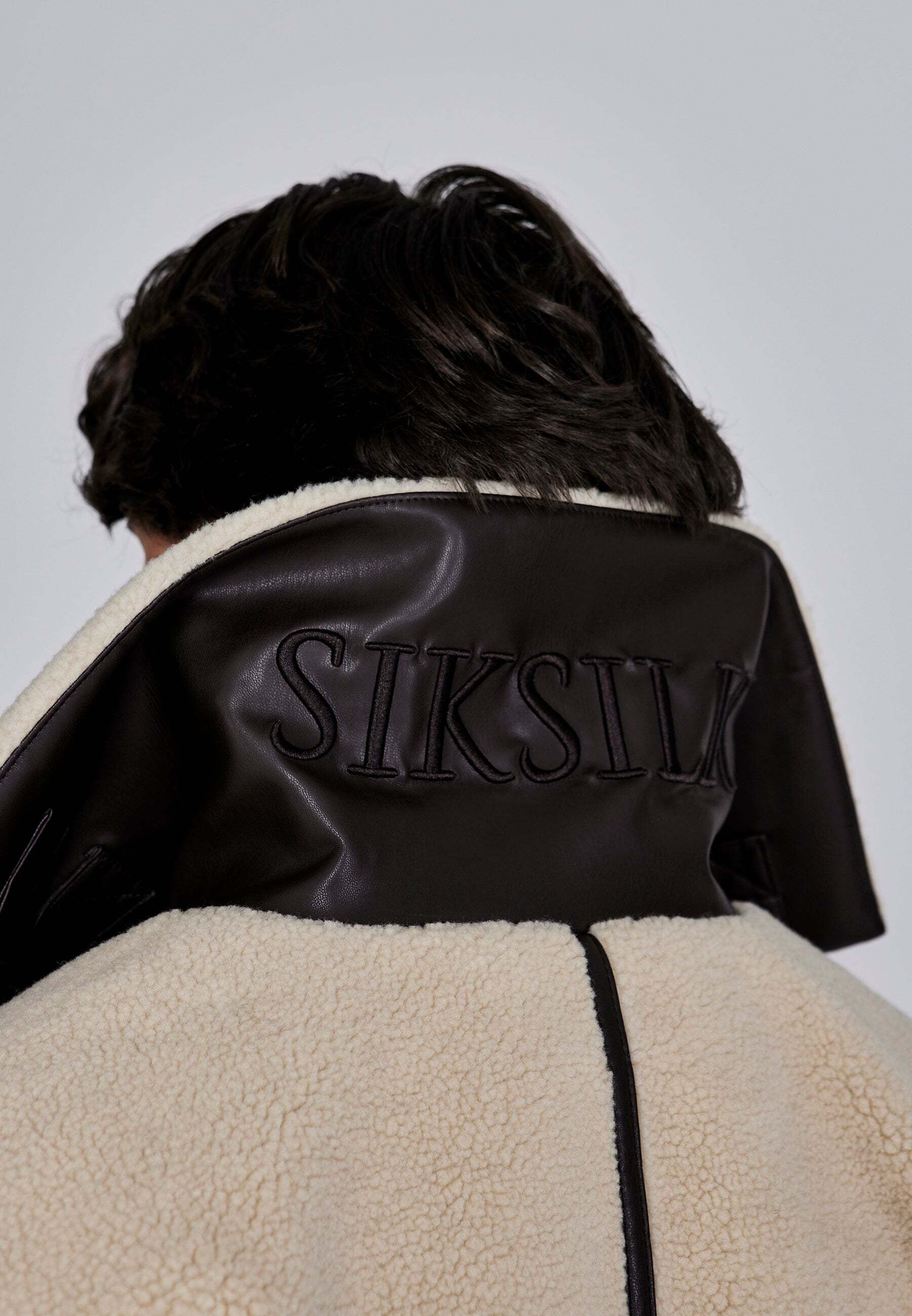 Siksilk Fleecejacke »Siksilk Sherpajacke Sherpa Bomber Jacket«
