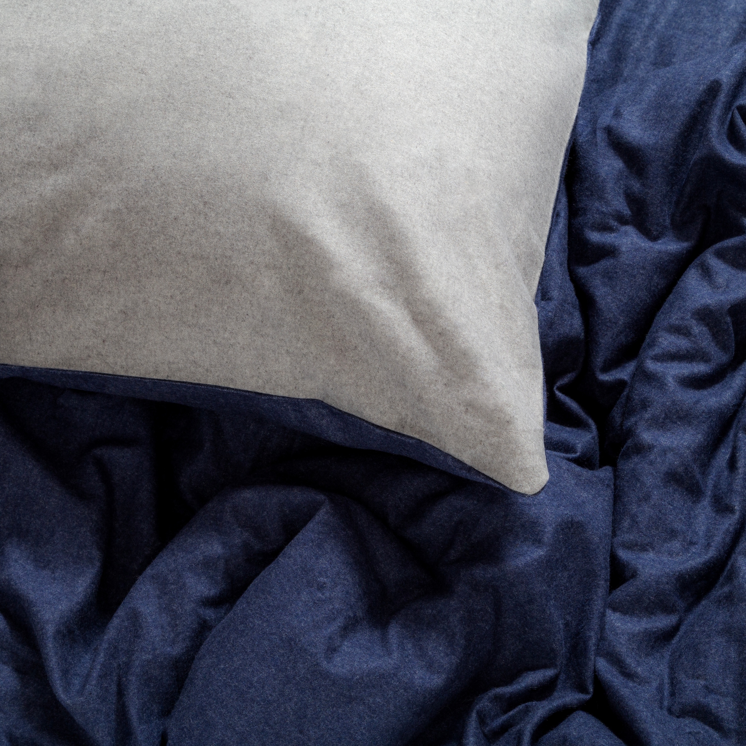 Wolkenfeld Housse de coussin »Flanell Baumwolle Kopfkissenbezug - Premium Kissenbezug« Grösse 80x80, 40x80 und 70x90 cm; versteckter Reissverschluss