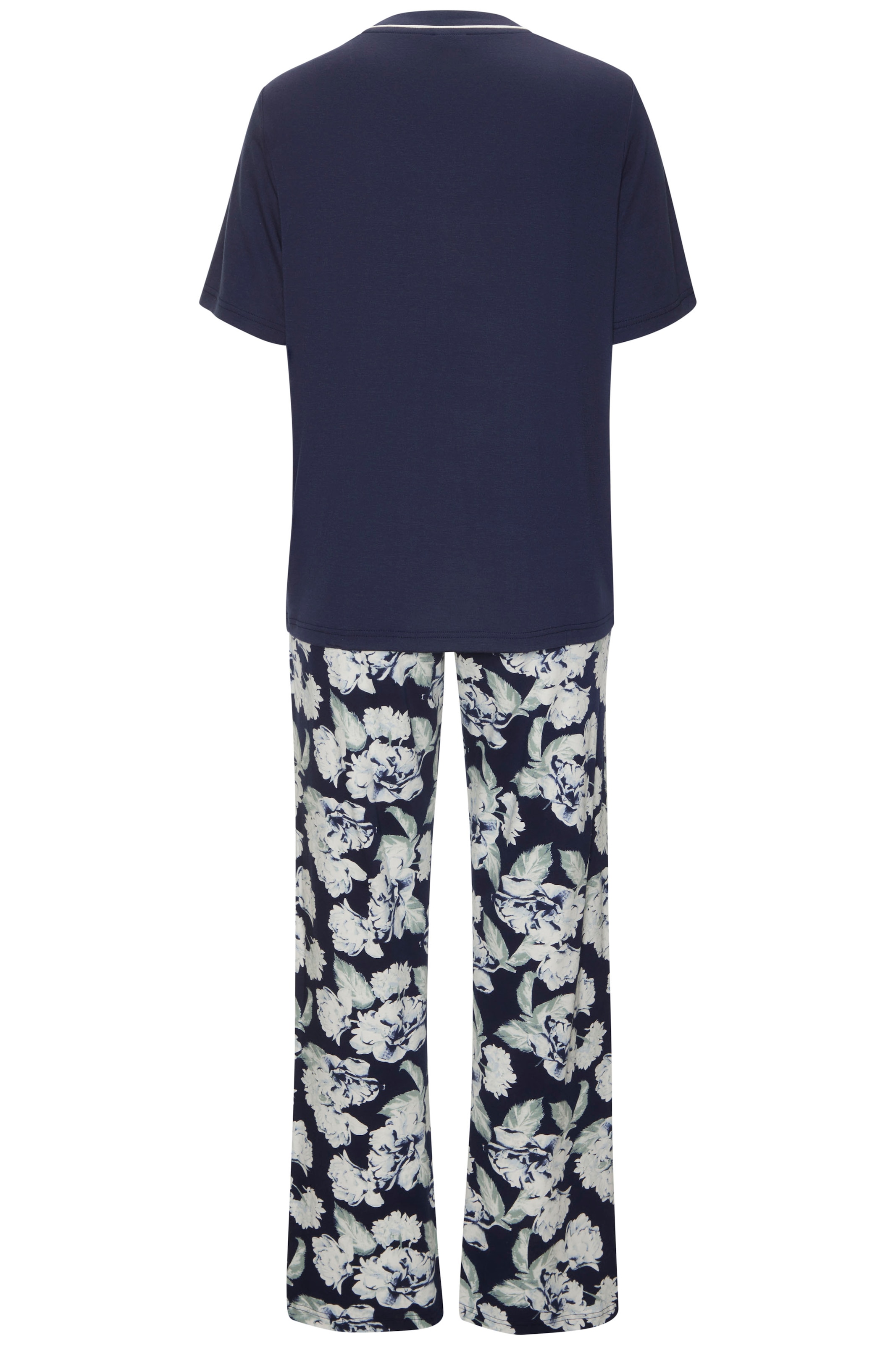 LASCANA Pyjama 2 Stk. tlg., mit schönem Blumenmuster