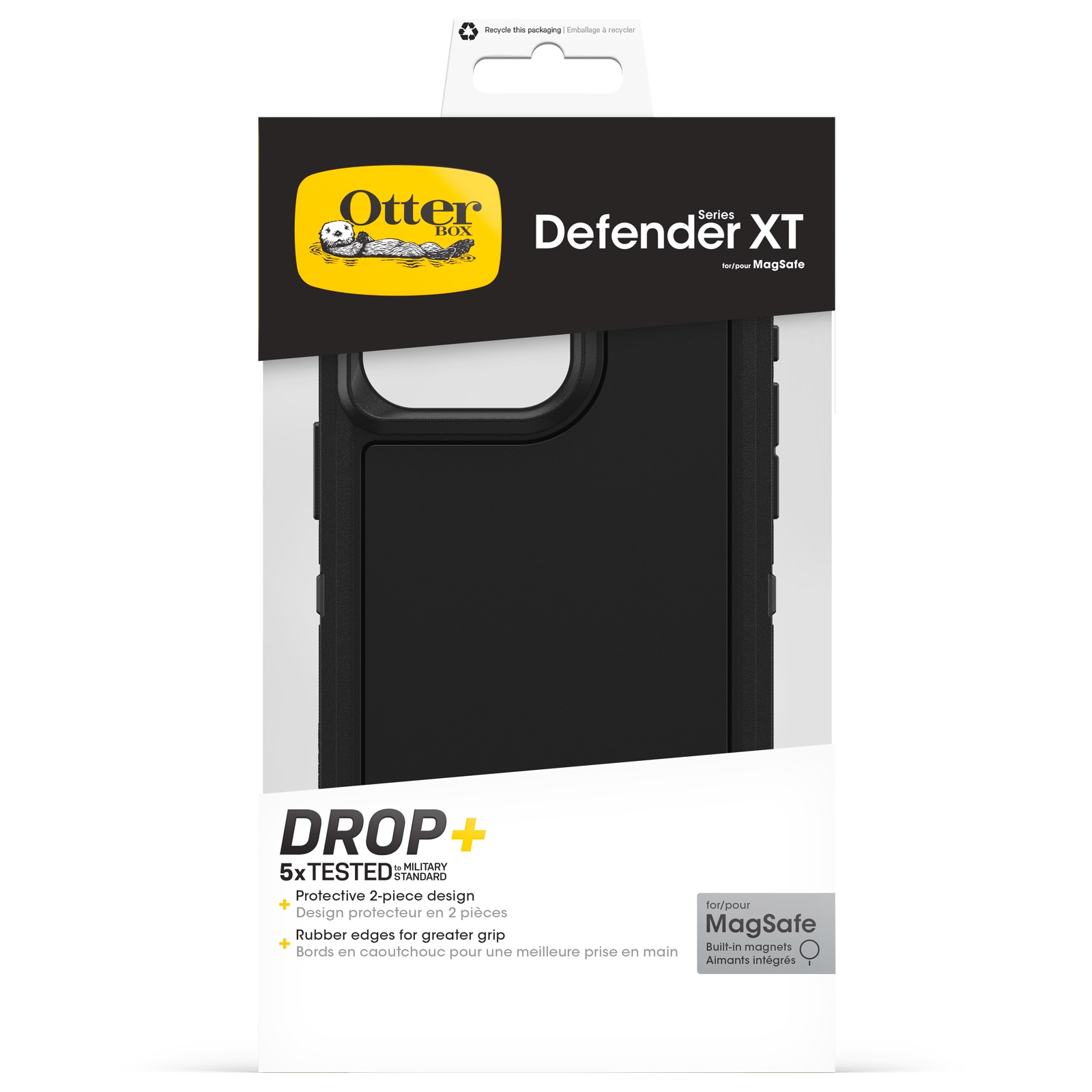 Otterbox Couverture arrière »Defender XT Hülle Apple iPhone 15 Pro Max, MagSafe, stossfest« ultra-robust, schützende Hülle, 5x getestet nach Militärstandard