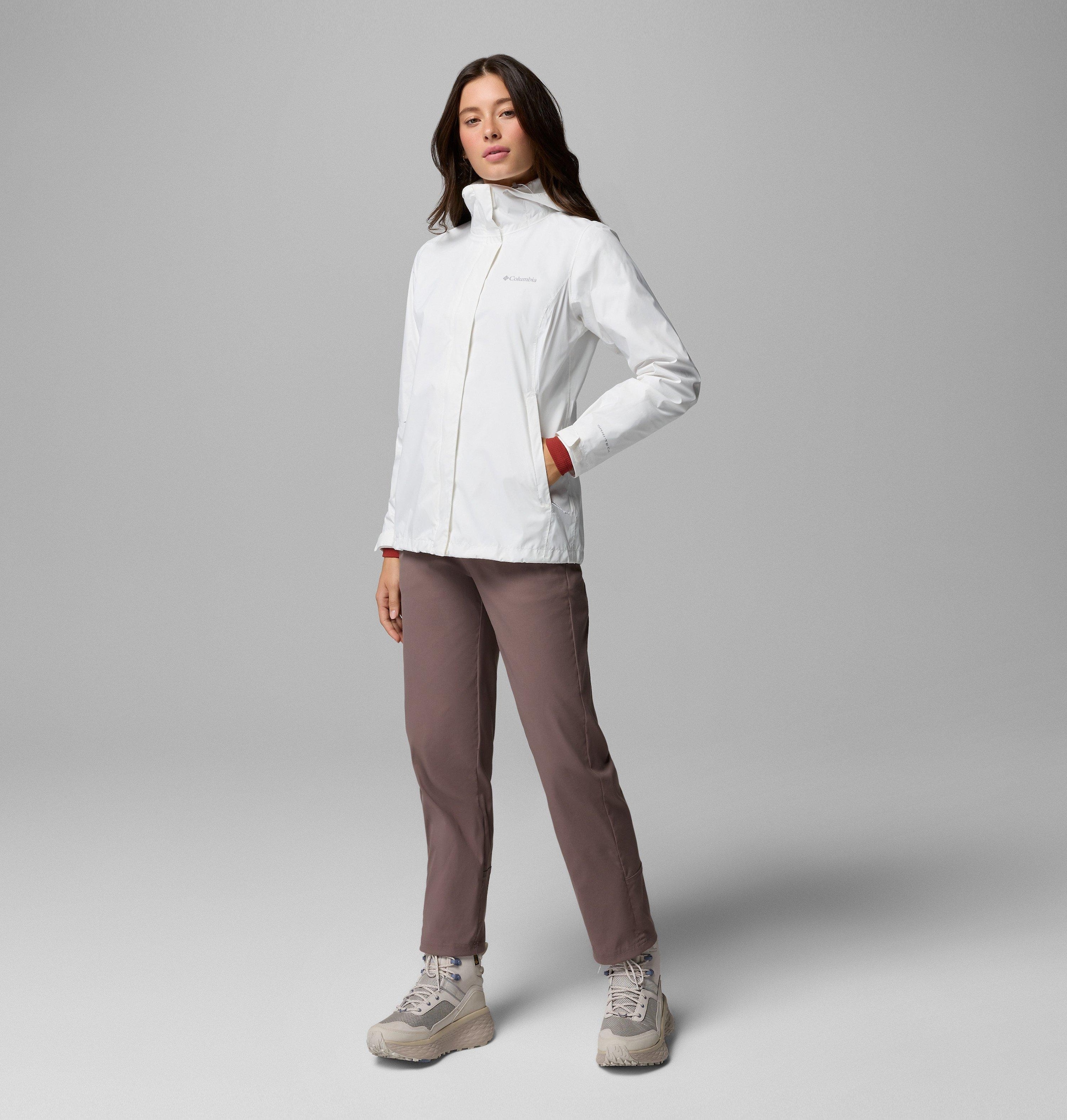 Columbia Veste de pluie »Arcadia II Jacket« étanche, coupe-vent, avec fermeture éclair, en nylon et polyester