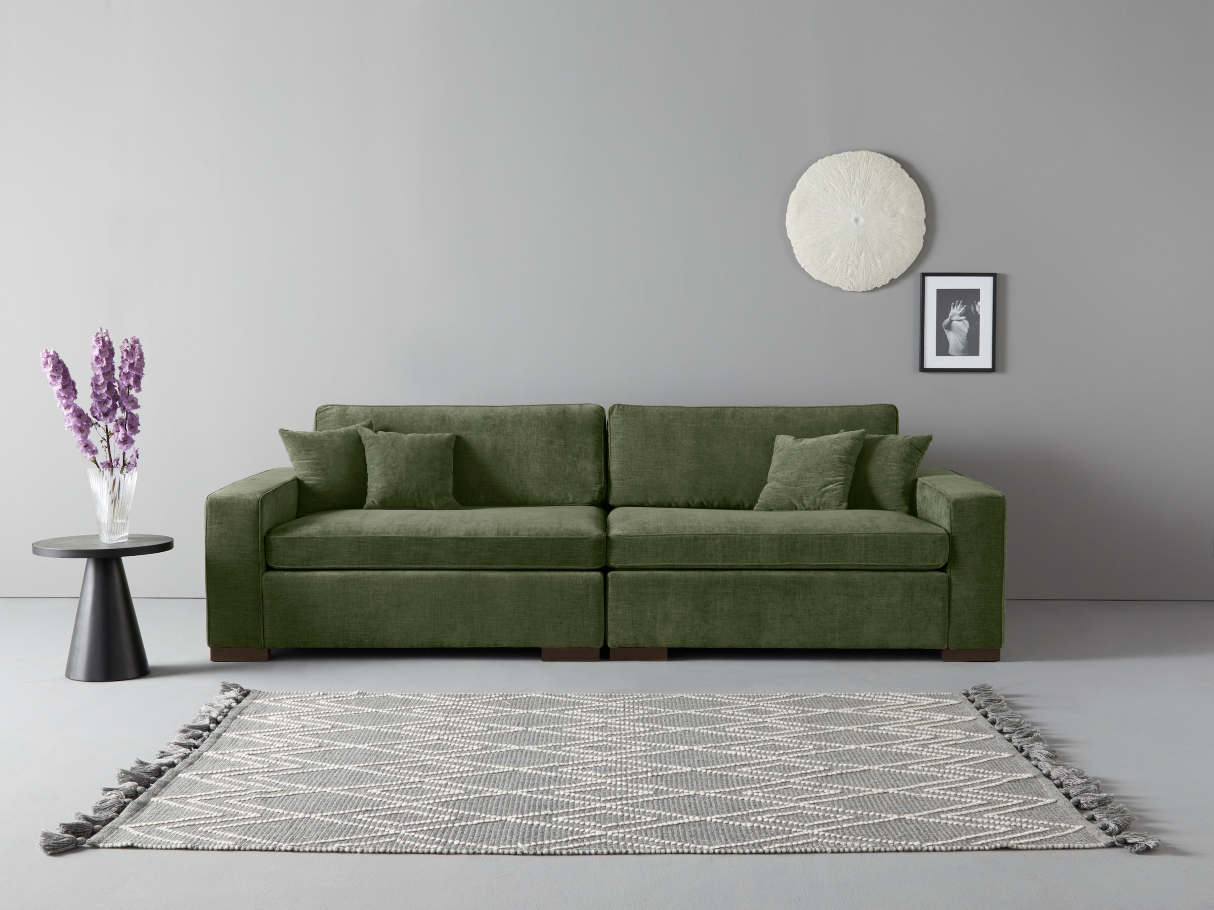 Home affaire 2-places »Skara XXL« Lounge-Sofa XXL mit Federkern-Polsterung, in vielen Bezugsvarianten