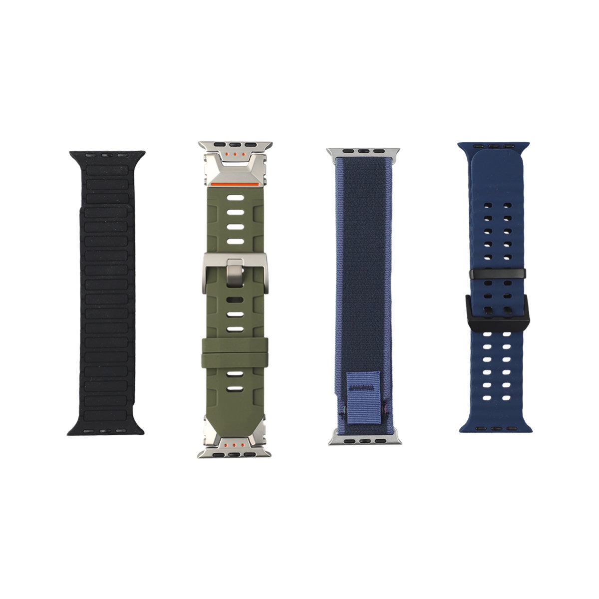 4smarts Wechselarmband »Watchband Set Alpha für Apple Watches 42 - 49 mm« Inklusive praktischer Tasche