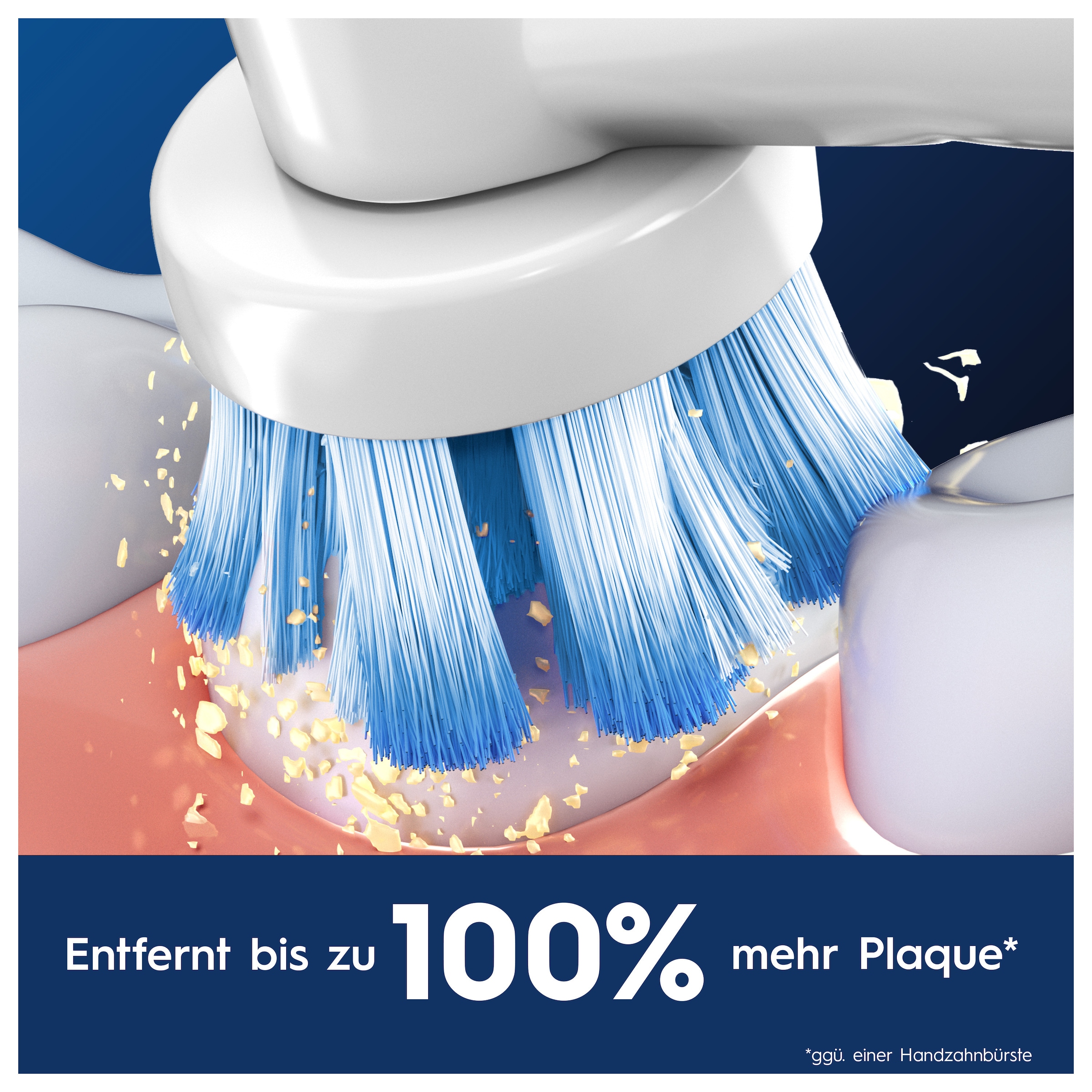 Oral-B Aufsteckbürsten »Pro Sensitive Clean« Sanfte Zahnreinigung, innovative X-förmige Borsten