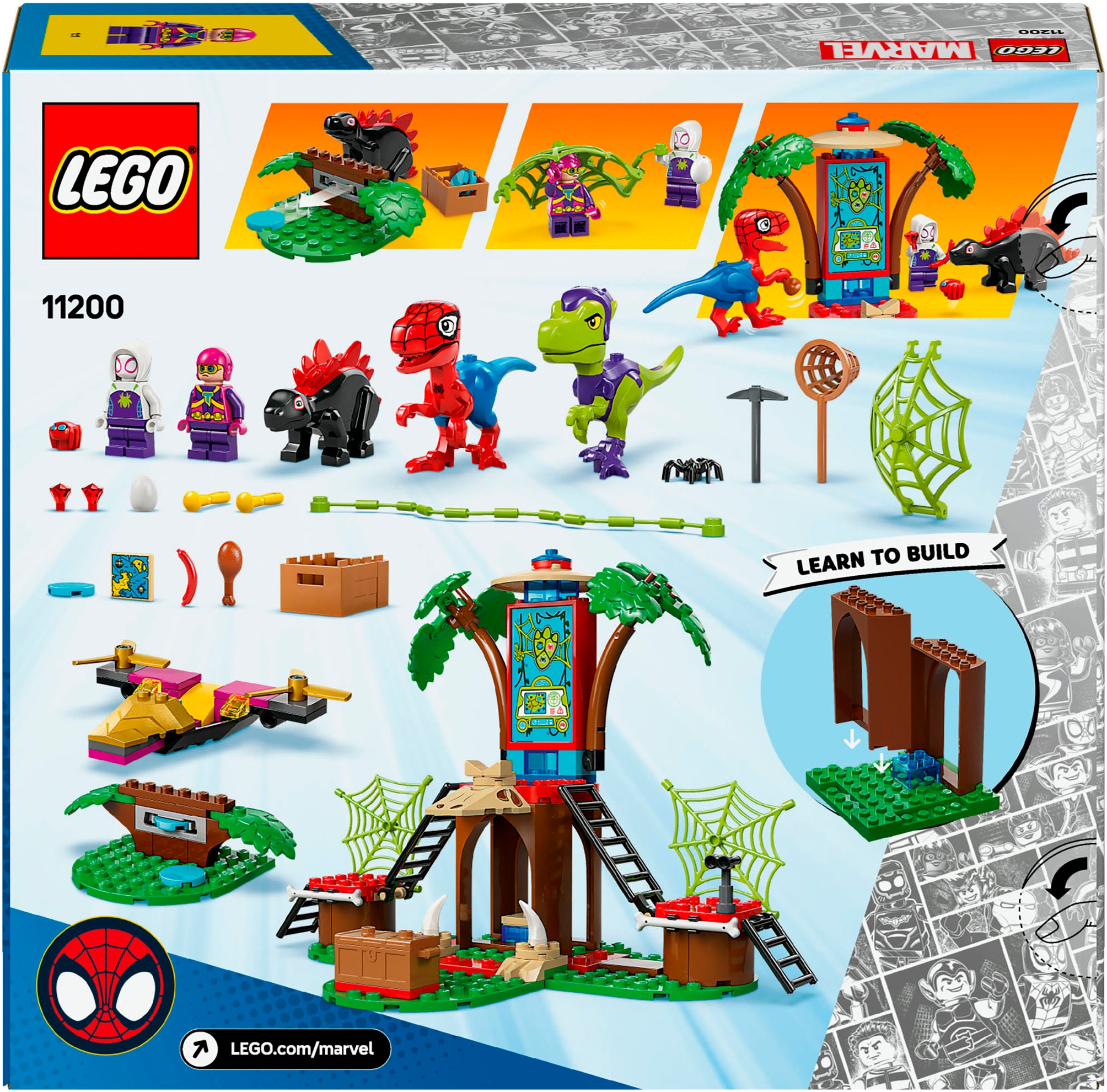 LEGO® Pions de construction »Showdown am Baumhaus: Spidey-Rex vs. Gobby-Raptor (11200), LEGO Spidey« Made in Europe