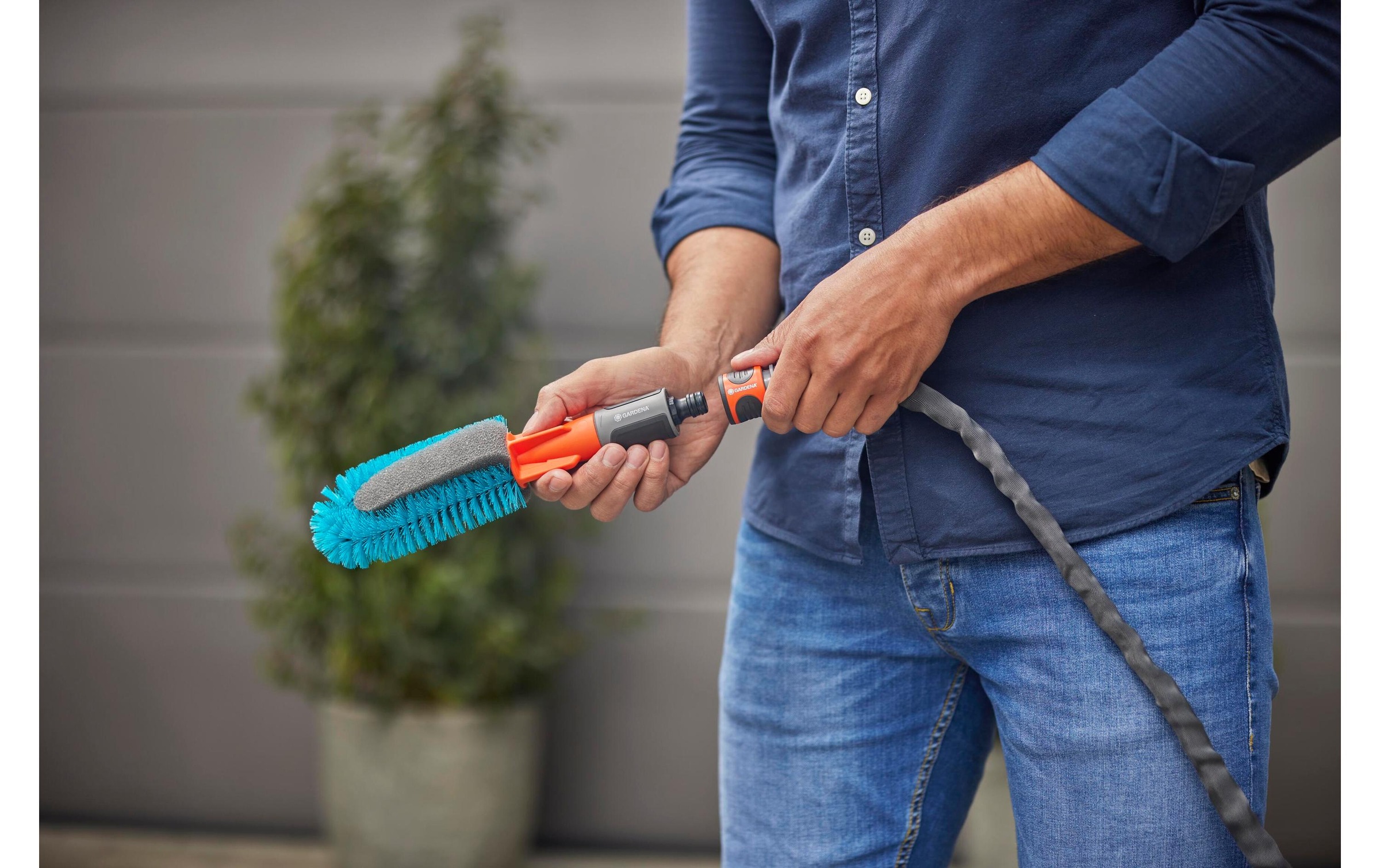 GARDENA Gartenpflege-Set »Fahrradbürste« ()