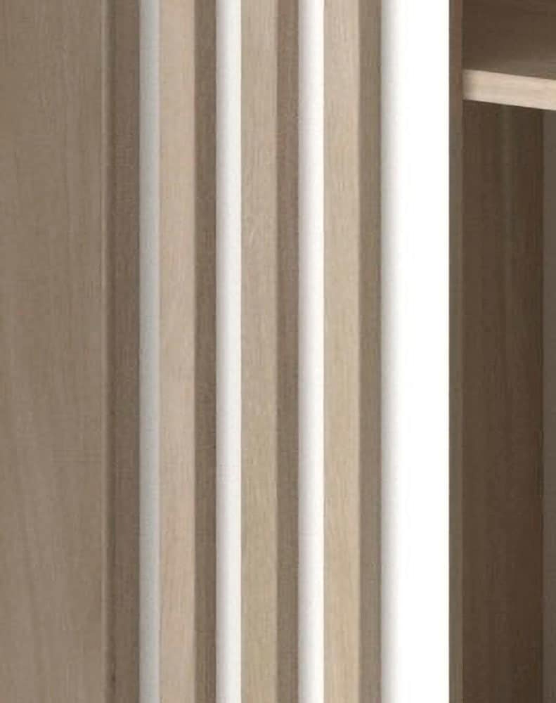 Parisot Schlafzimmer-Set 4 Stk. tlg. viel Stauraum, schöne Optik, Einsätze an Schrank und Kommode drehbar