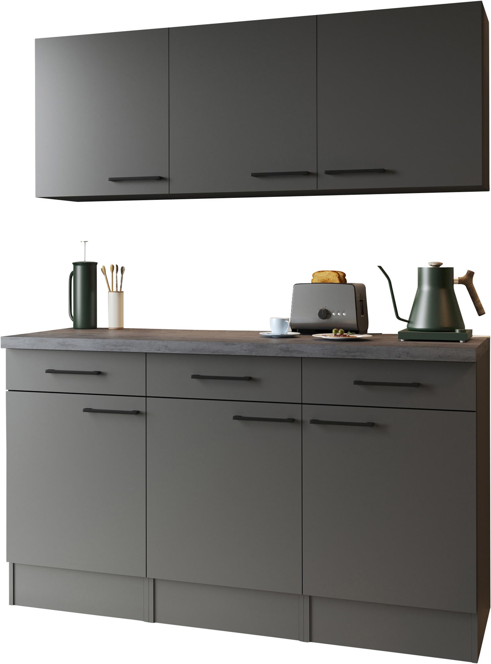 RESPEKTA Buffet »Oliver« démonté, avec fonction Soft Close, incl. armoires hautes, largeur 150 cm
