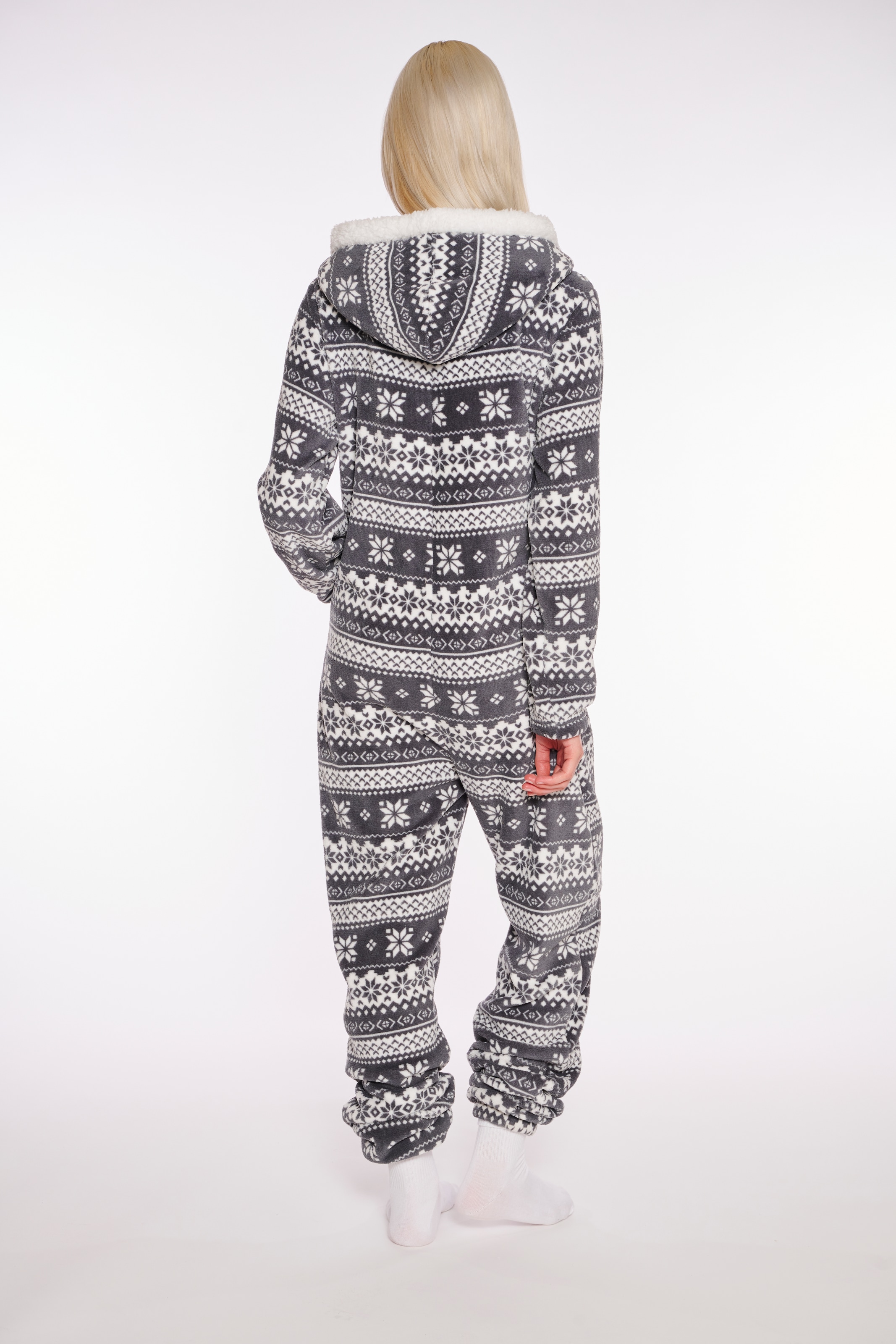 HaILY’S Fleeceoverall »LG P RP Me44lly« perfekt für die Winter und Weihnachtszeit