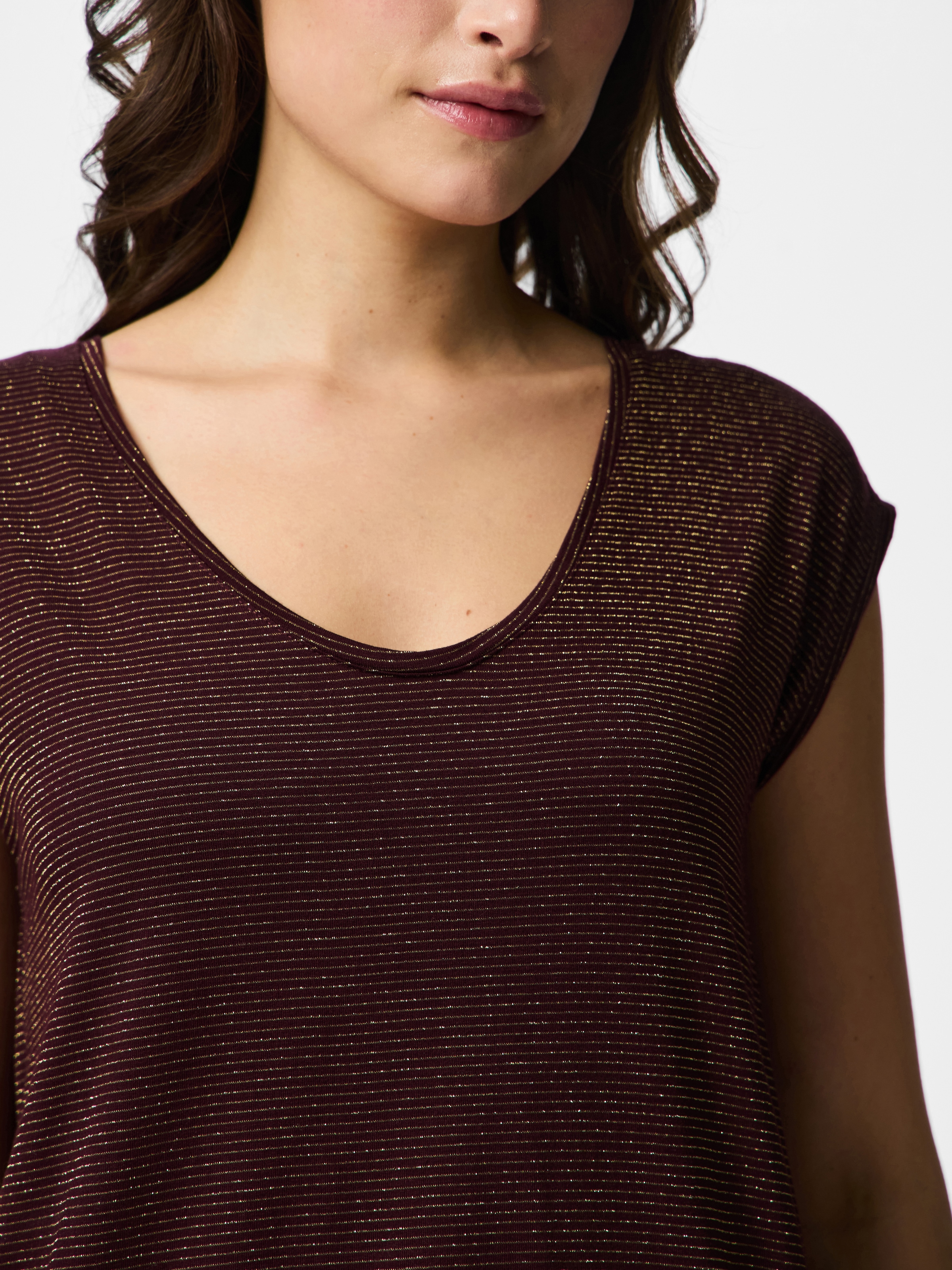 pieces Kurzarmshirt »PC BILLO« Viskosemischung, loose fit