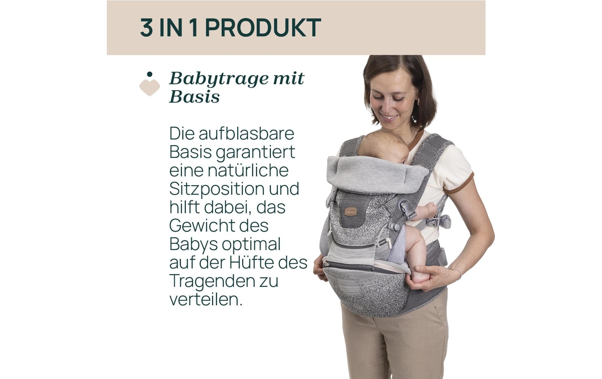 Chicco Babytrage »Airy Hip Fit« Ergonomische Babytrage mit integriertem Hüftsitz