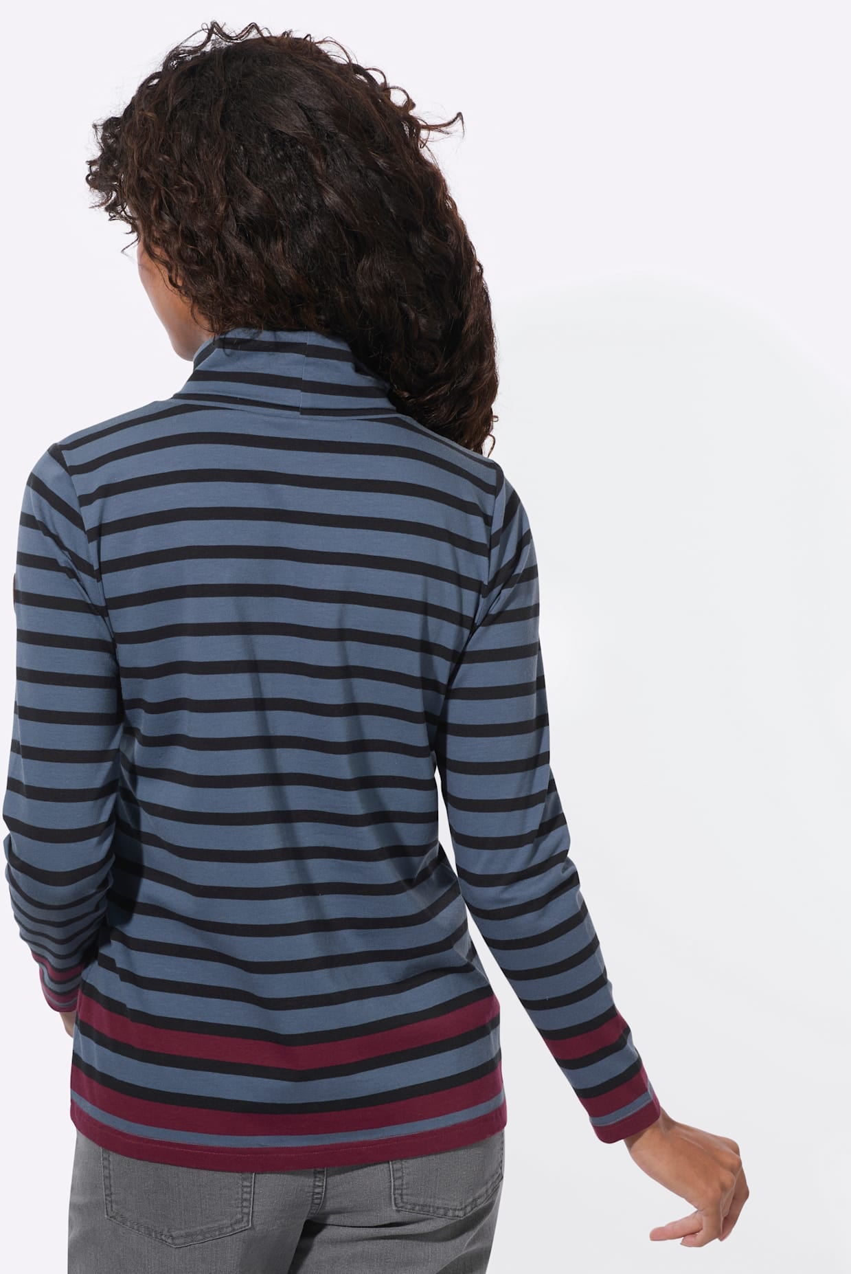 Casual Looks T-shirt à col roulé »Ringelshirt« 1