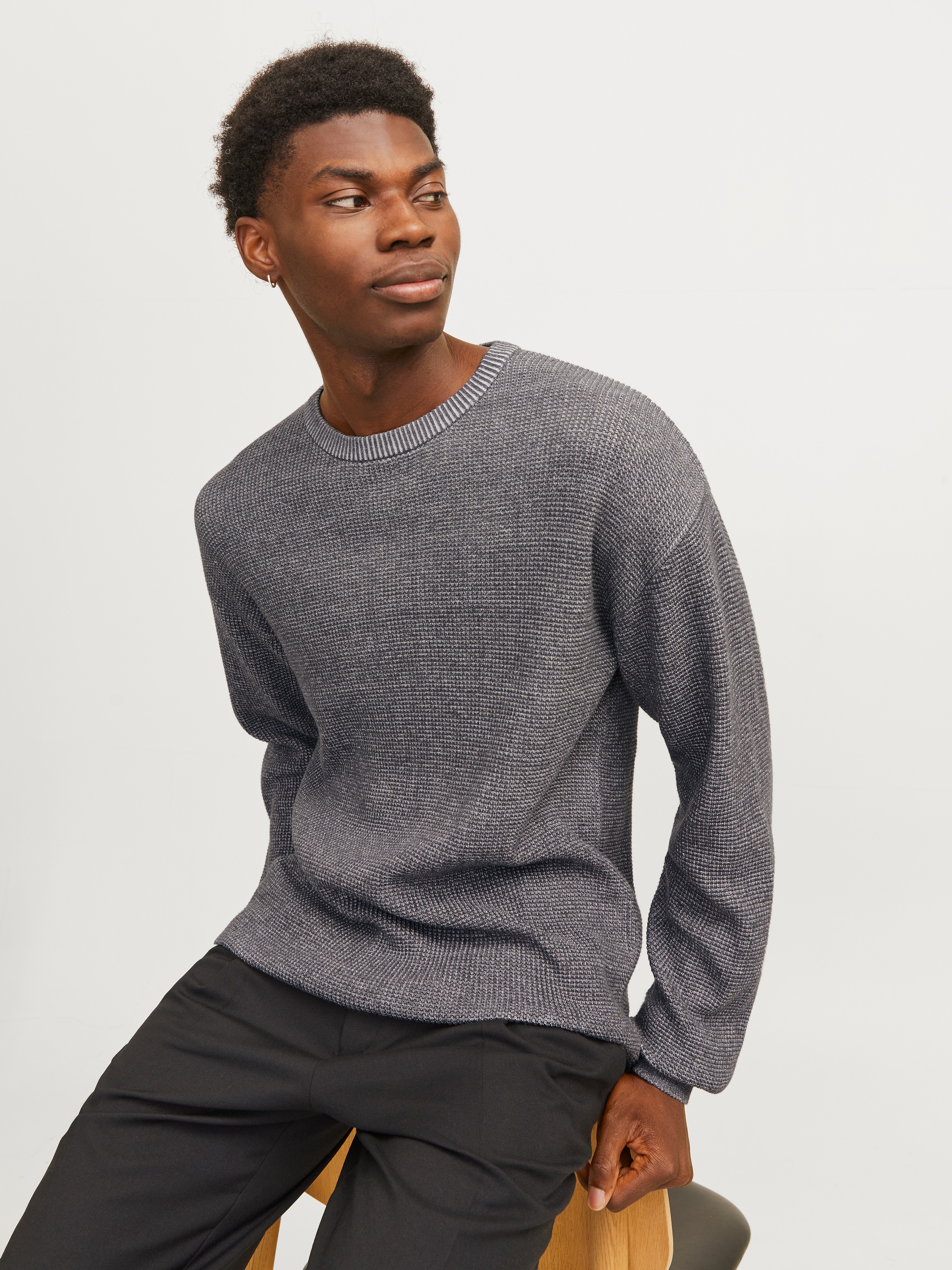 Jack & Jones Strickpullover »JJWALTER KNIT RELAXED CREW NECK«