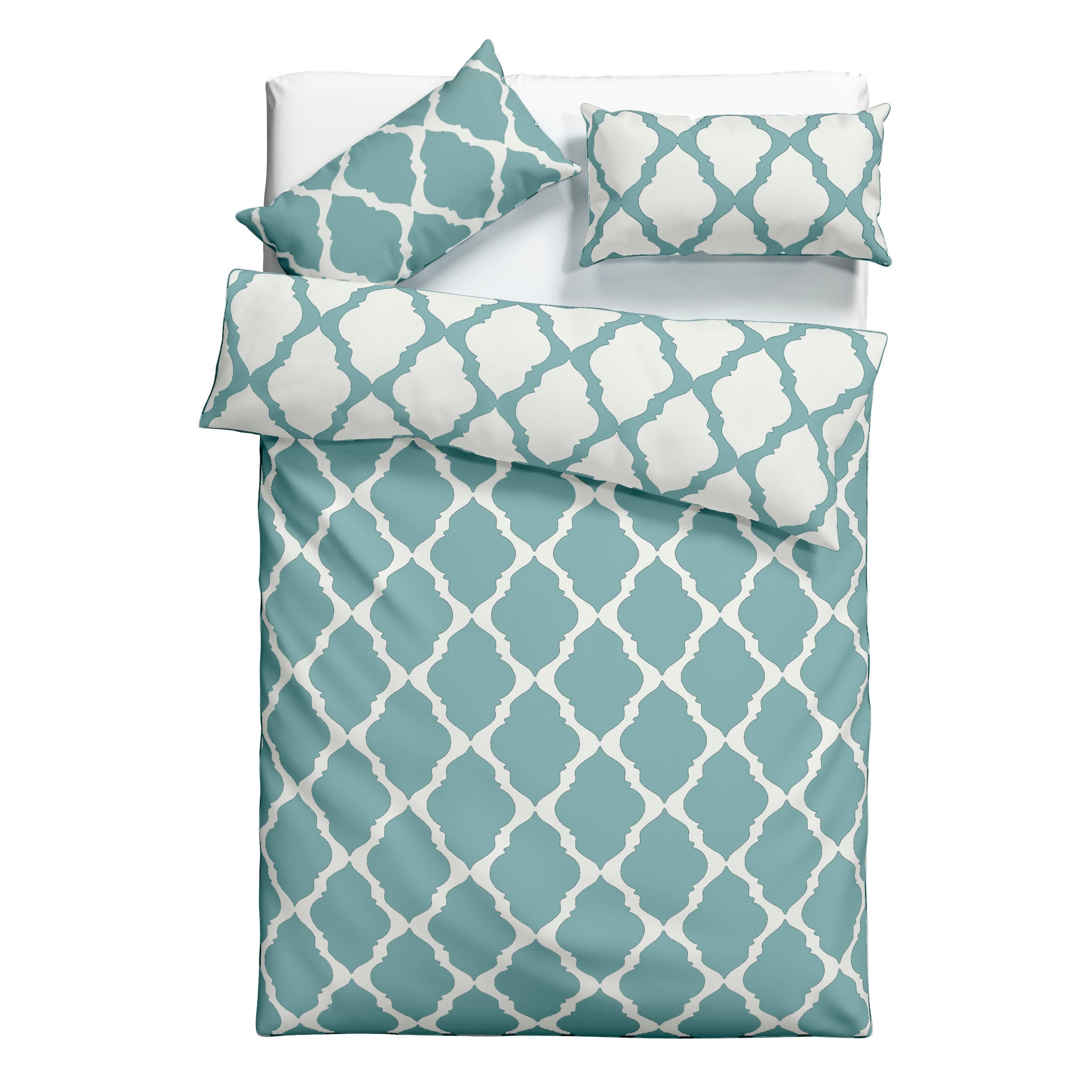 Home affaire Wendebettwäsche »Alba in Gr. 135x200 oder 155x220 cm« 2 tlg. Bettwäsche mit Wendeoptik, in verschiedenen Qualitäten, Baumwolle