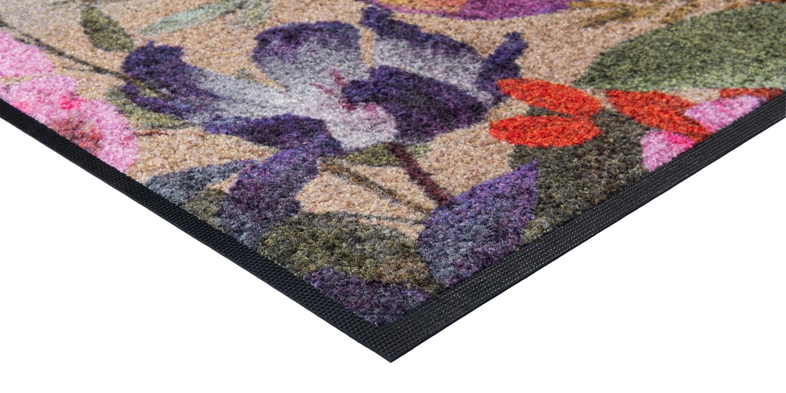 wash+dry by Kleen-Tex Chemin de table »Midnight Blooms« Rectangulaire 7 mm Höhe