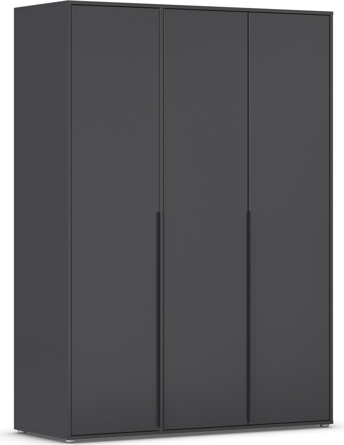 rauch Drehtürenschrank »Kleiderschrank Schrank Garderobe Wäscheschrank NAGATA viel Stauraum« in 3 verschiedenen Ausstattungen BASIC/CLASSIC/PREMIUM,  mit modernen Stangengriffen in Graumetallic TOPSELLER MADE IN GERMANY
