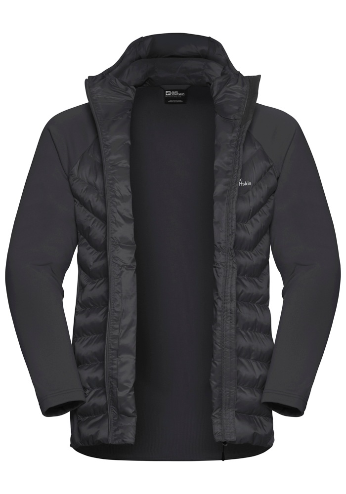 Jack Wolfskin Veste hybride »ROUTEBURN PRO HYBRID M« mit Kapuze