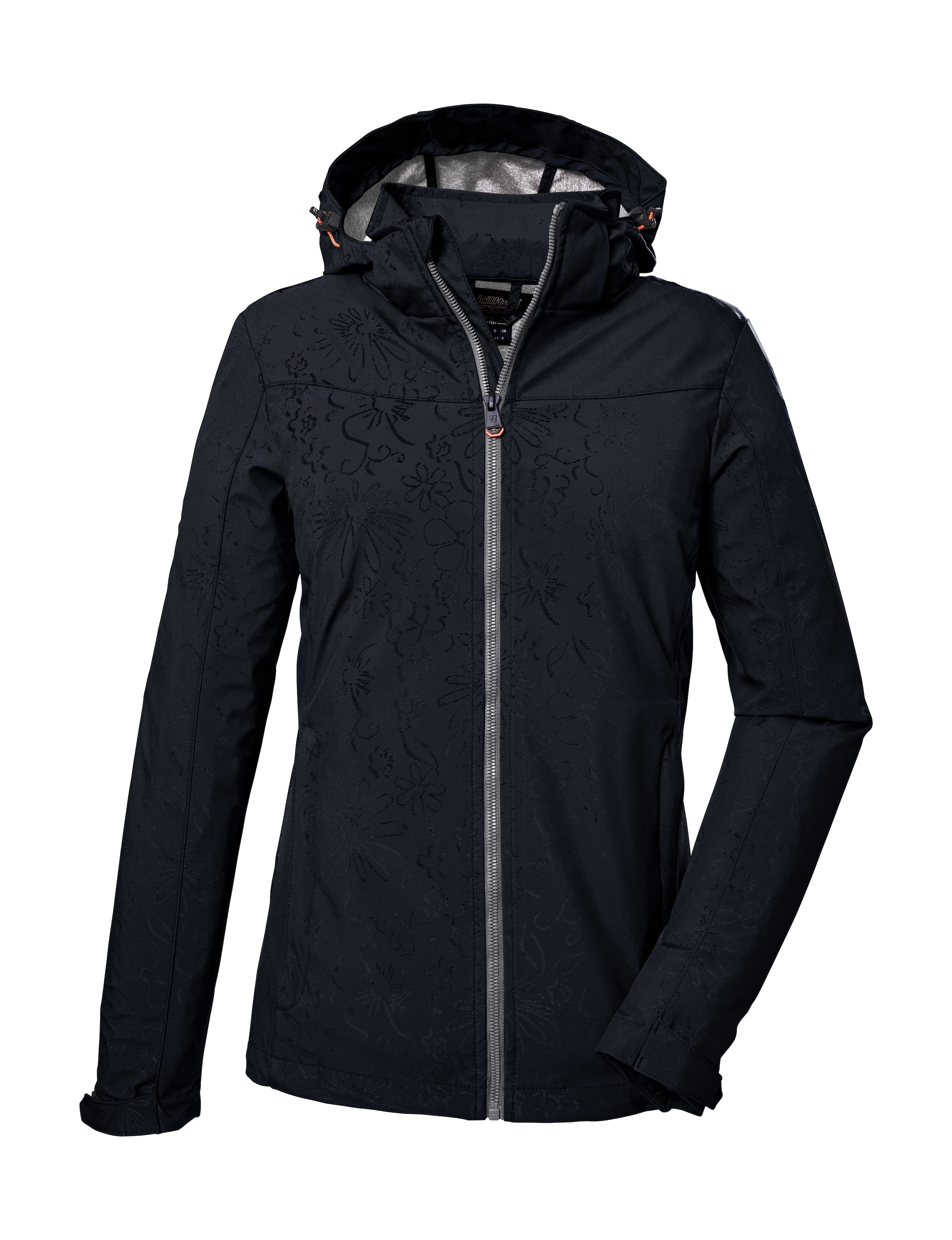 Killtec Veste softshell »KOS 40 WMN SFTSHLL JCKT« Wasserabweisende, atmungsaktive Damenjacke aus recyceltem Material