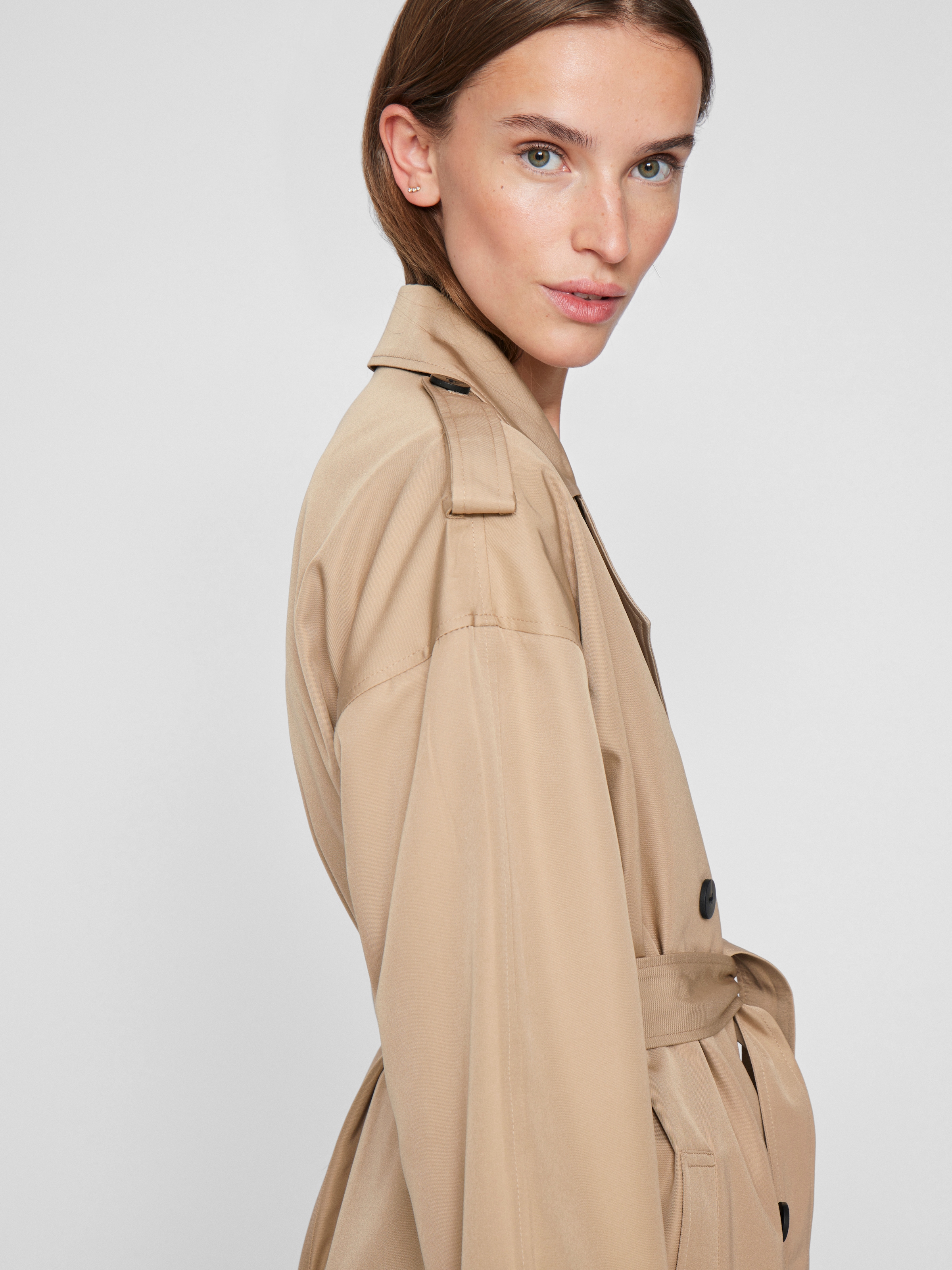 Vila Trenchcoat »VIADDISON L/S  LONG TRENCHCOAT - NOOS«
