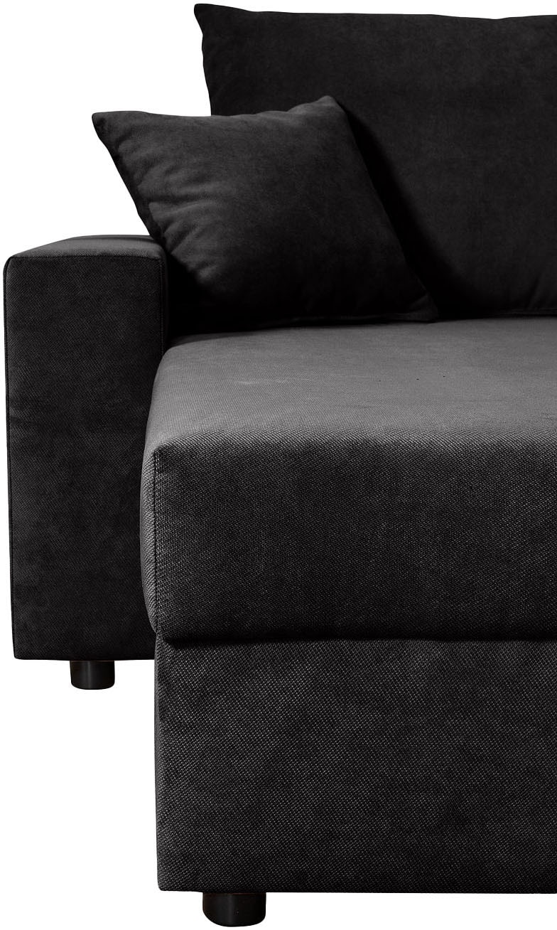 COLLECTION AB Wohnlandschaft »Pico U-Form« Wohnlandschaft,2 X Ottomane,Polyätherschaum Polsterung