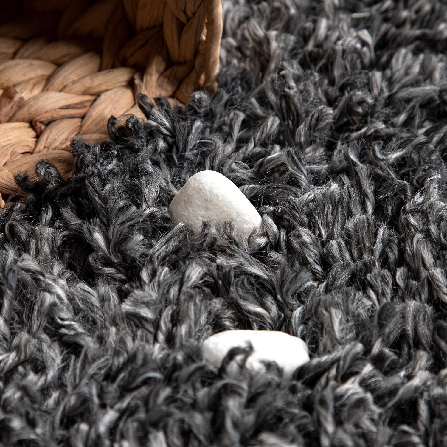 Paco Home Tapis à poils longs »Kalmar 441« Rectangulaire 40 mm Höhe Scandi Design, Rauten Muster, weich & kuschelig, Kundenliebling