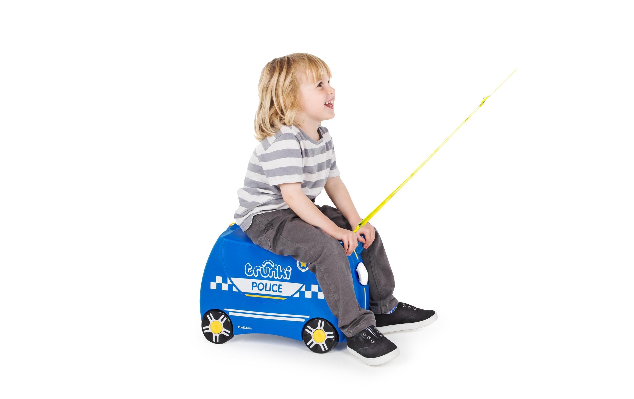 TRUNKI Trolley »Polizei Blau« 4 Rollen