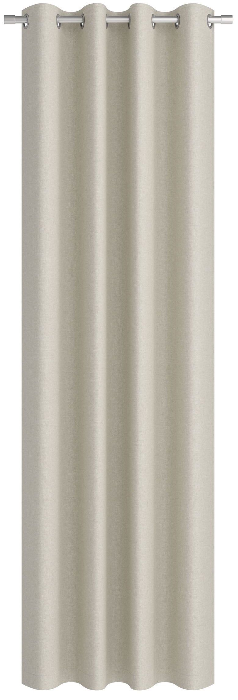 Neutex for you! Vorhang nach Mass »ARUBA« Ösen 1 Stk. tlg. Uni Dimout, hochwertige Webstruktur