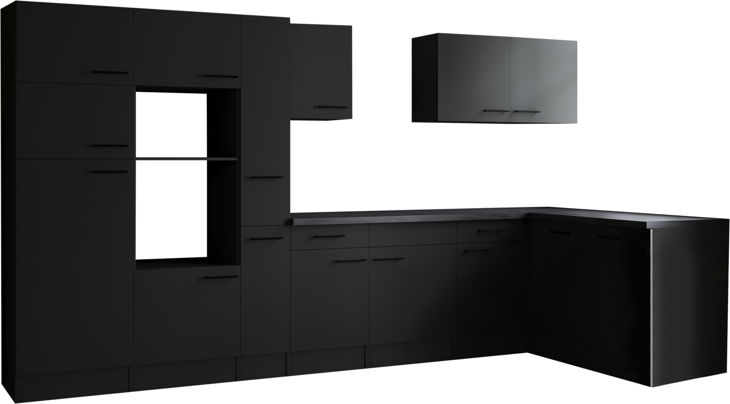 RESPEKTA Cuisine d'angle »Oliver« Breite 370 cm, 90 cm Arbeitshöhe, in exklusiver Konfiguration für OTTO