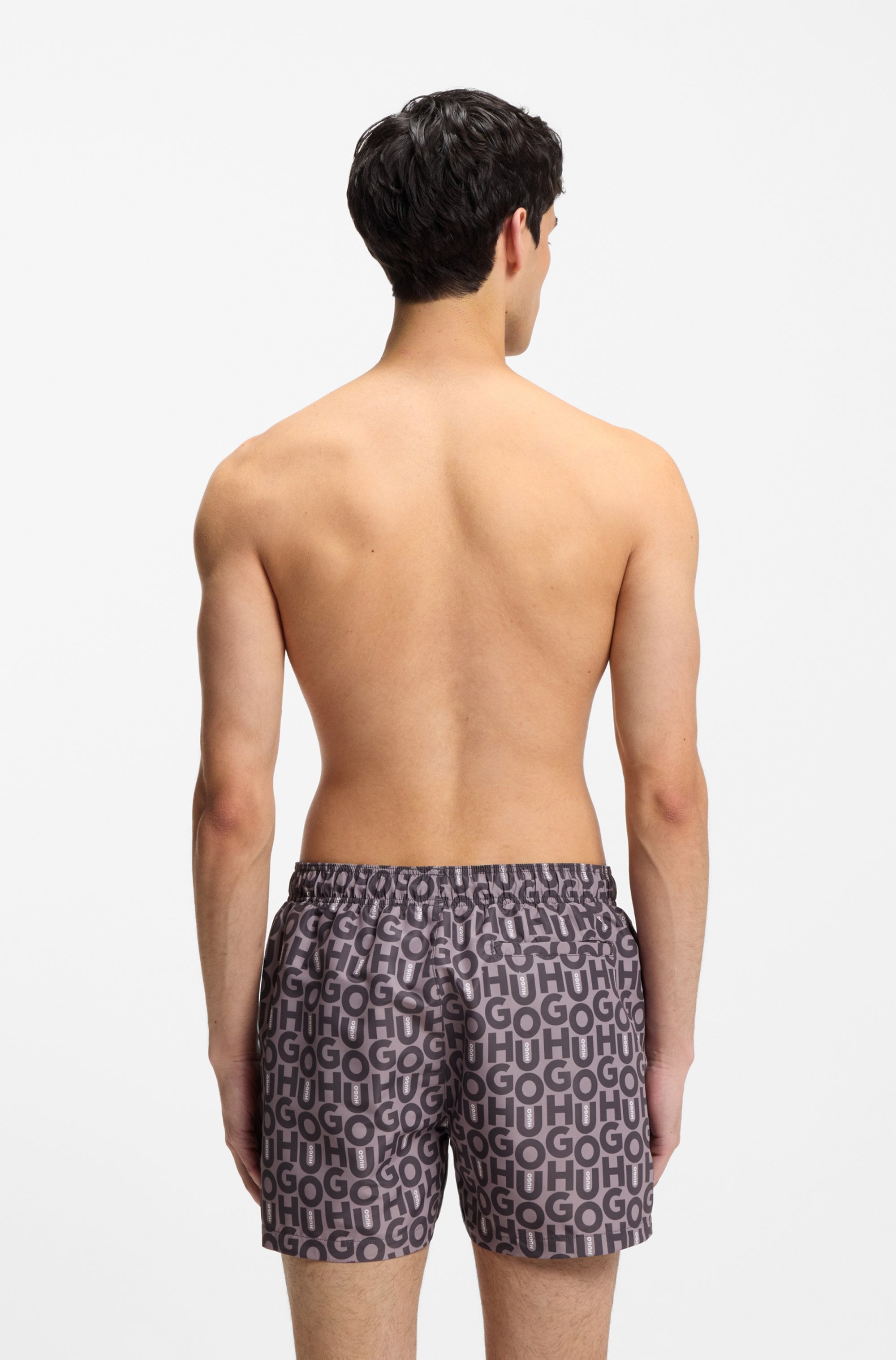 HUGO Underwear Short de bain »NALU« elastischer Bund, Allover Print