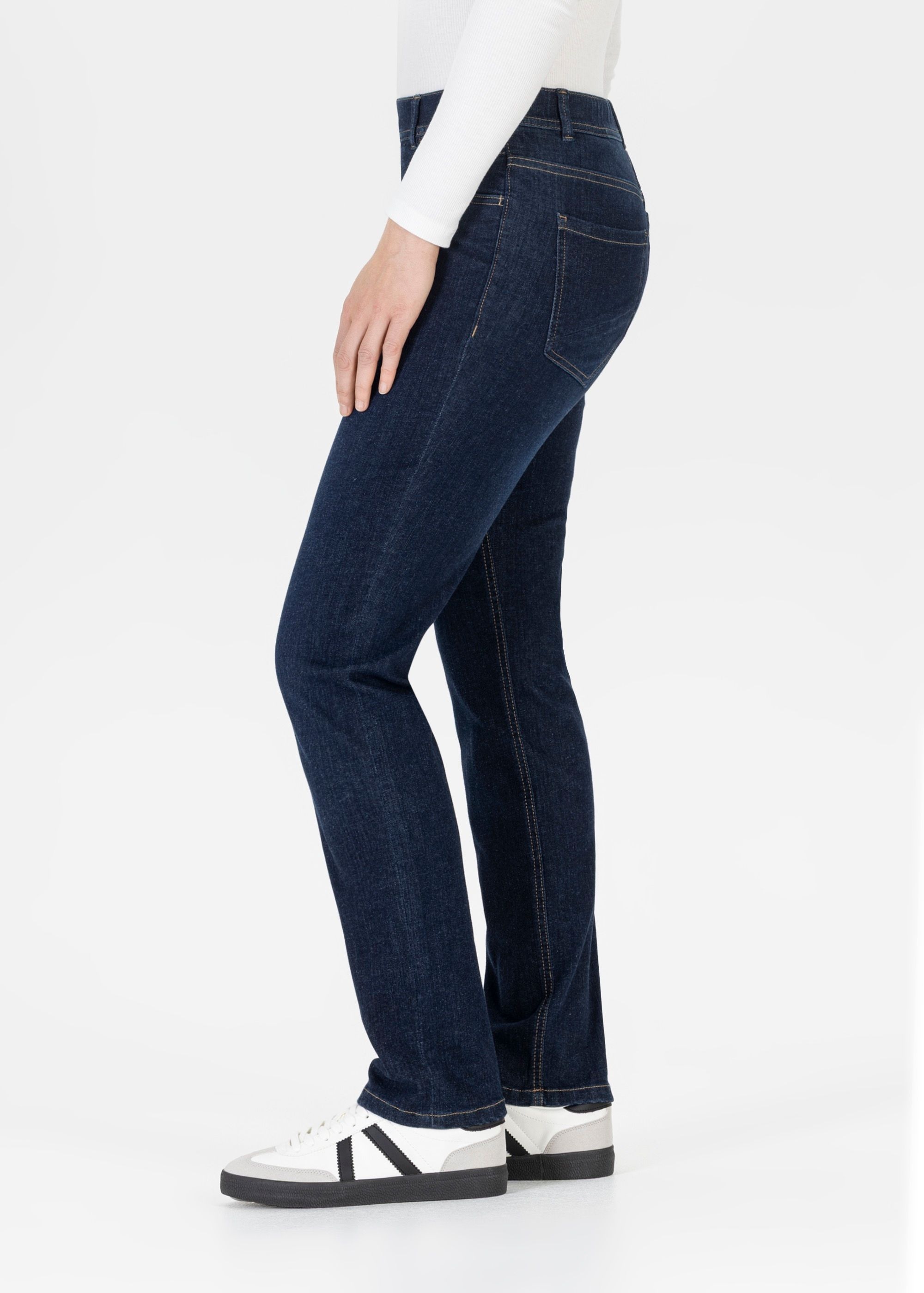 Stehmann Jeansjeggings »Melli-W« Straight Jeasn im 5-Pocket-Style mit Gummizug und Stretch