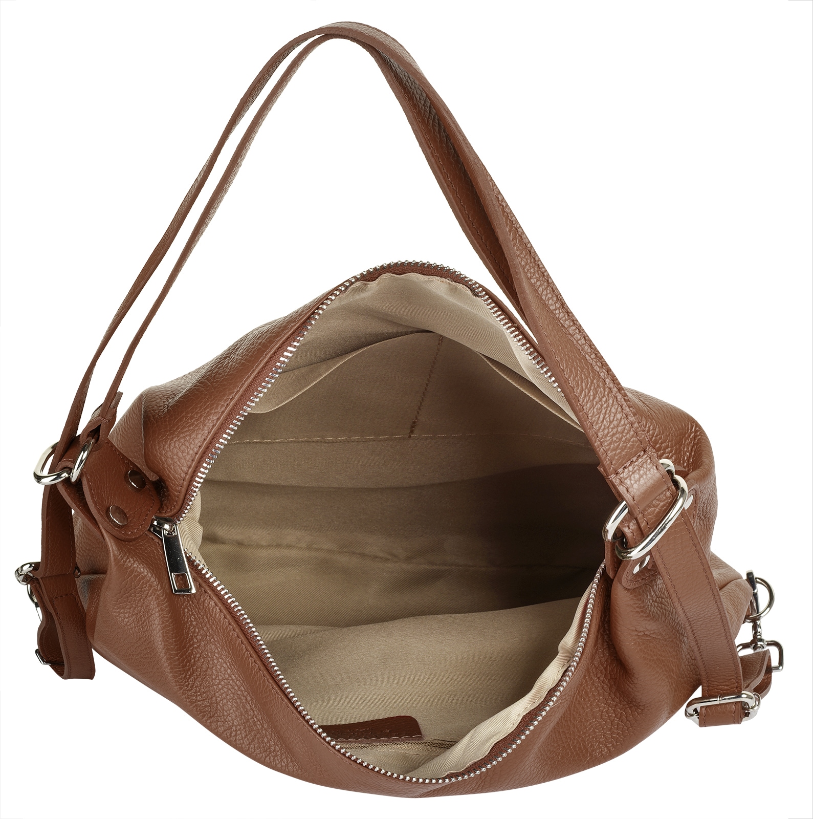 Samantha Look Shopper echt Leder, Made in Italy