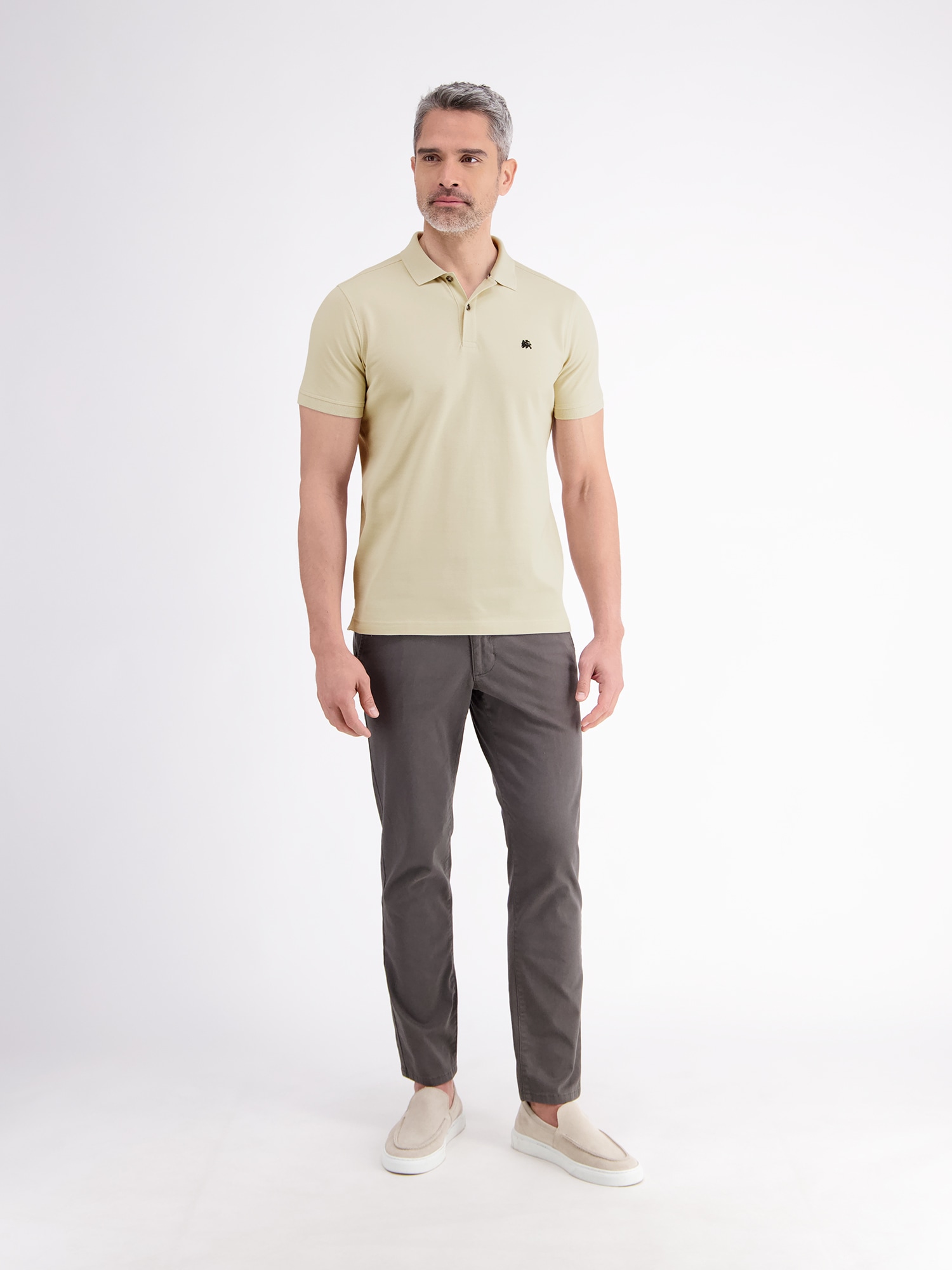 LERROS Poloshirt »LERROS Basic Poloshirt für Herren, unifarben«