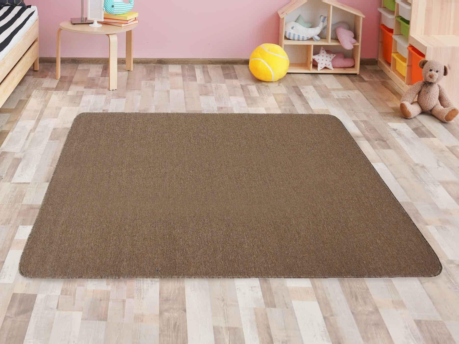 Primaflor-Ideen in Textil Teppich »MACAO, Made in Netherlands« rechteckig 5 mm Höhe Uni Farben, ideal im Wohnzimmer & Schlafzimmer