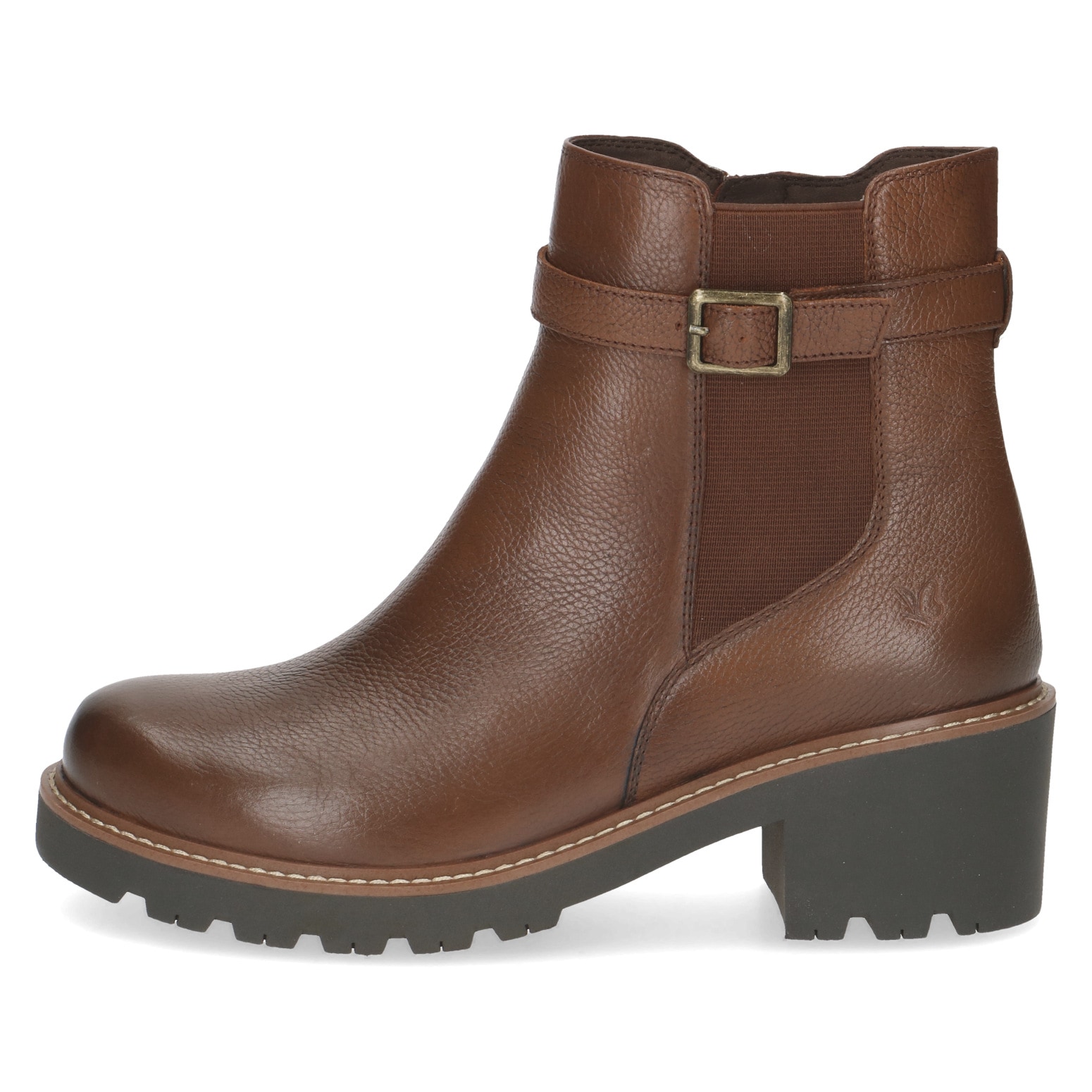 Caprice Bottines chelsea  , talon bloc, bottines d'automne, bottine avec boucle décorative discrète